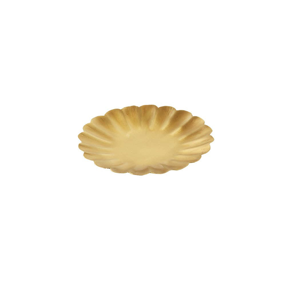 Brass Petal Plate (S) - Lifestory