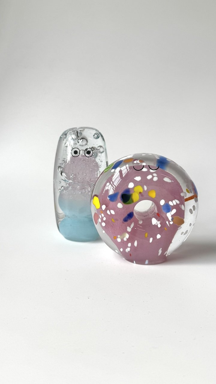 Crystal Blob | Dessie Donut | handblown by Studio Arhoj