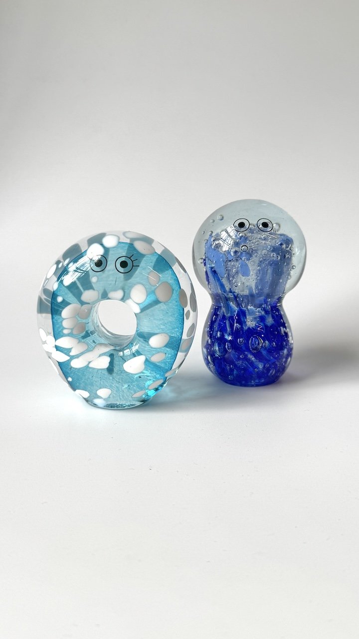 Crystal Blob | August Donut | handblown by Studio Arhoj