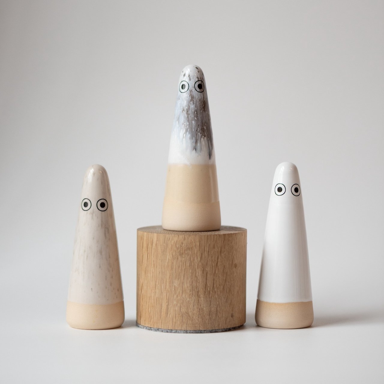 Ghost | Classic White | Ceramic Figurine | by Studio Arhoj - Lifestory