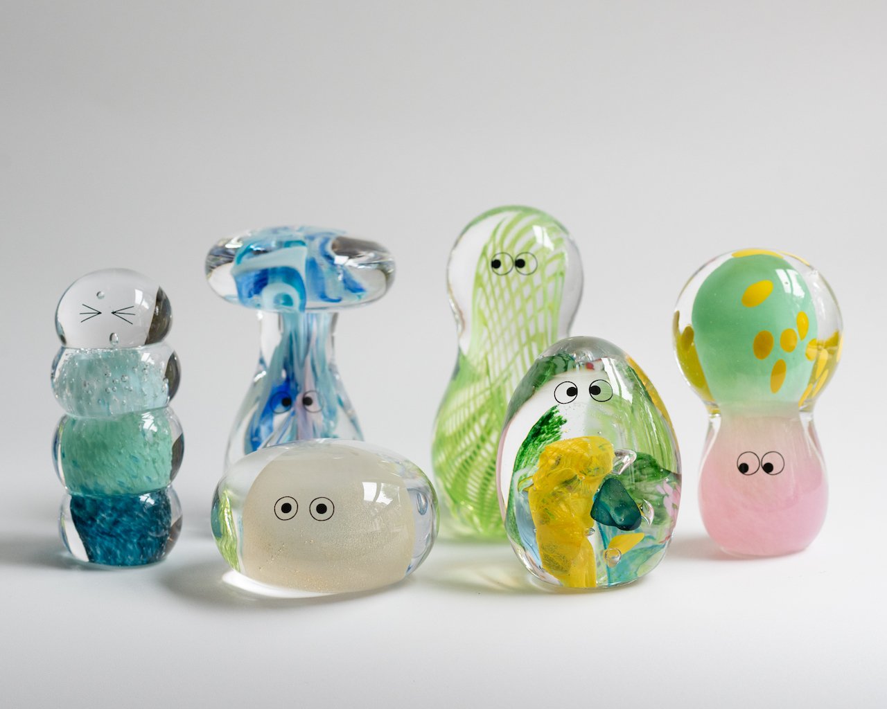Crystal Blob | Harlow Pebble | handblown by Studio Arhoj - Lifestory