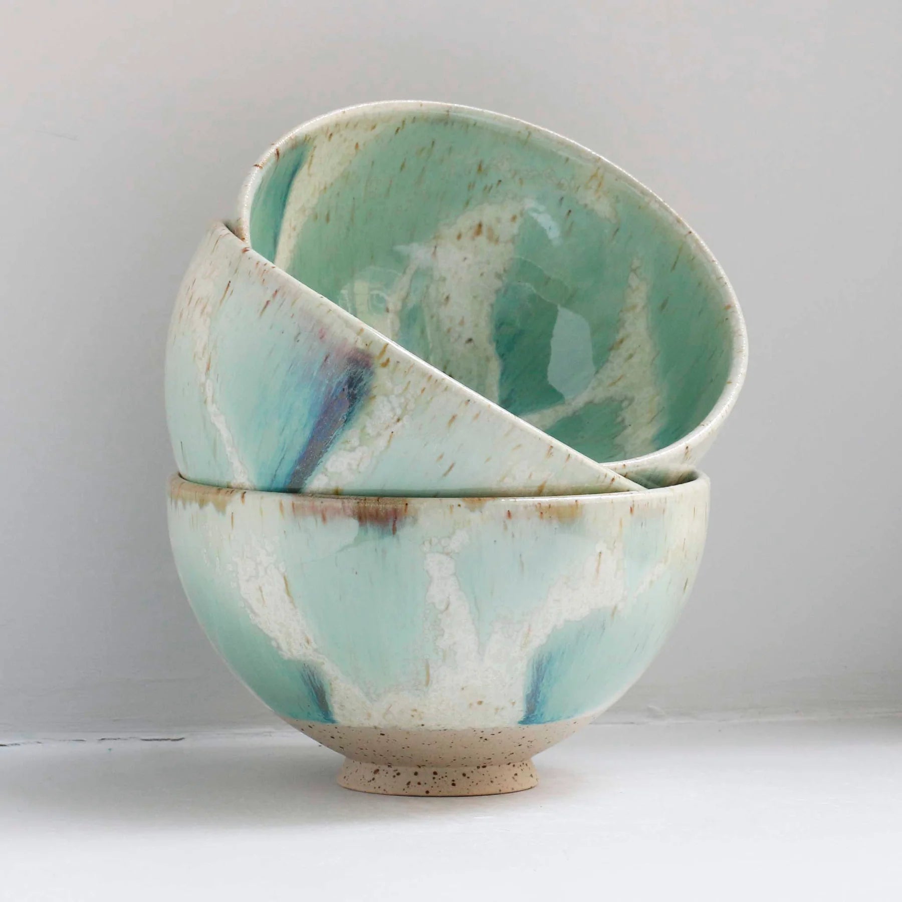 Sun Bowl | Whispy Mint Crystal | by Studio Arhoj