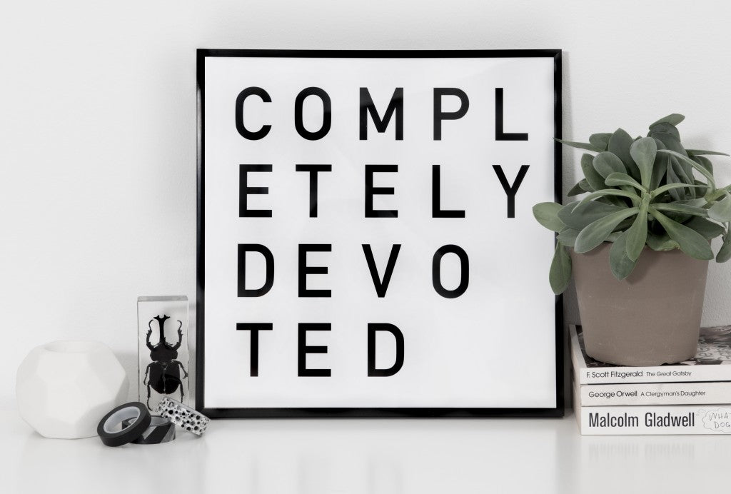 Completely Devoted print 50x50cm Unframed by SOOuK - Lifestory - SOOuK