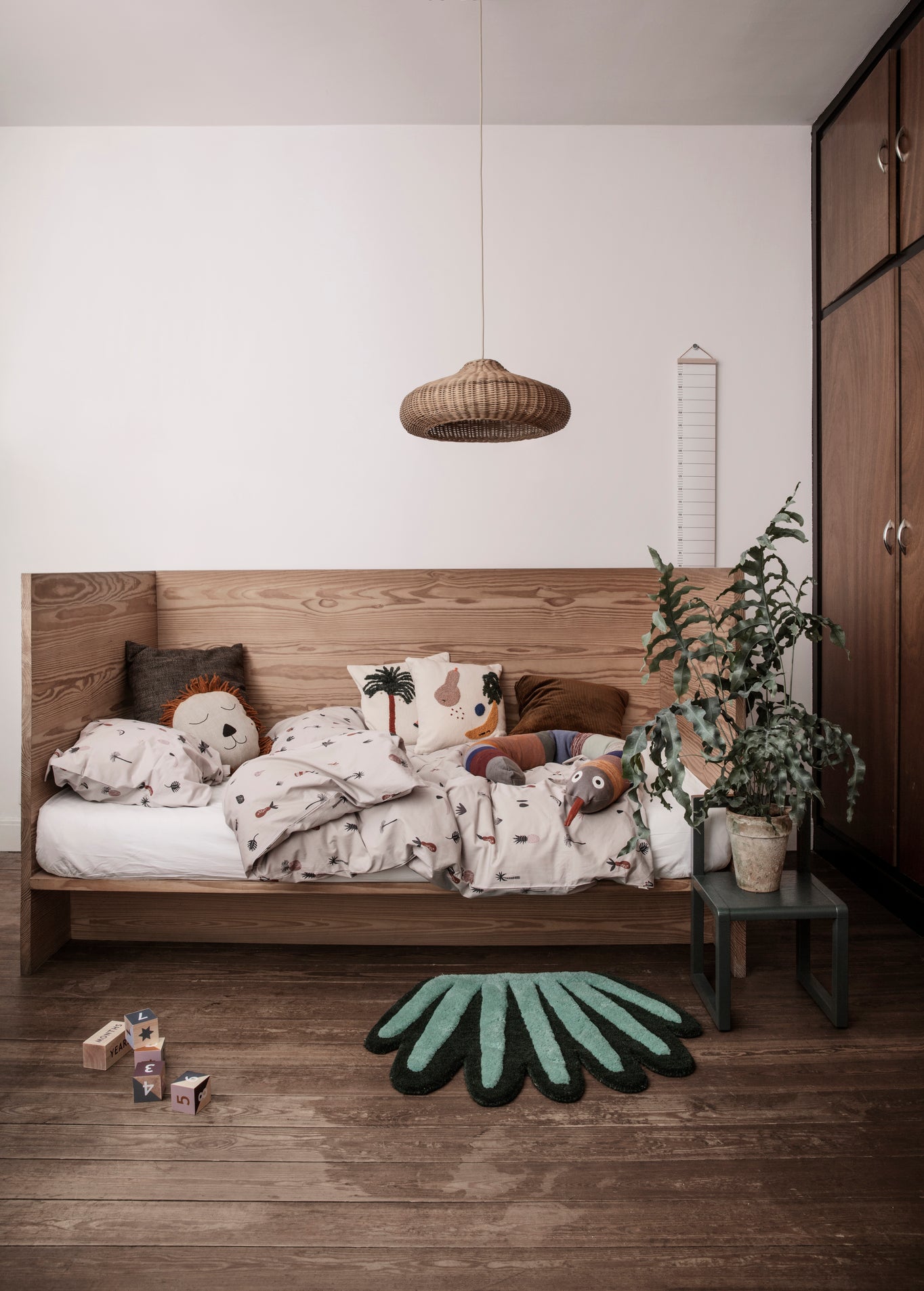 Braided Disc Lampshade | Natural Rattan | by ferm Living - Lifestory - ferm LIVING