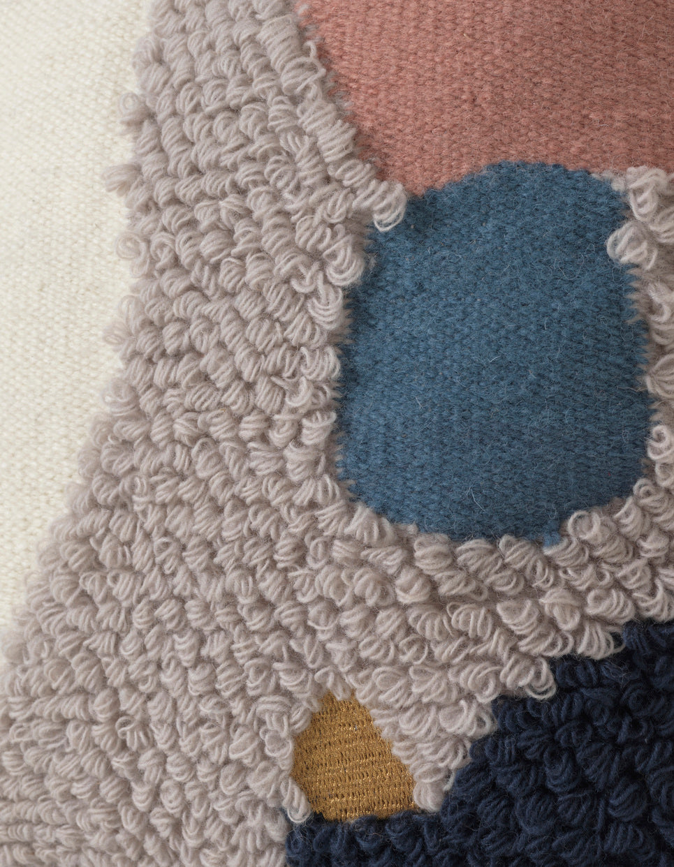 Loop cushion | Landscape | Pink & Cream - Lifestory - ferm LIVING