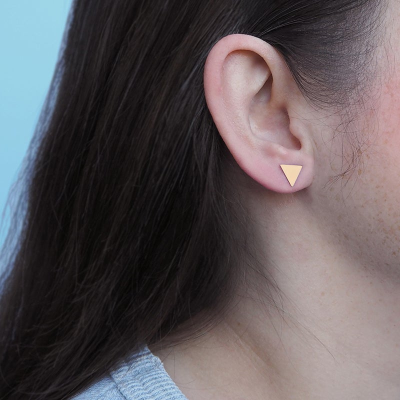 Balance Studs | Brass Mismatched Shapes | by Custom Made - Lifestory - Custom Made