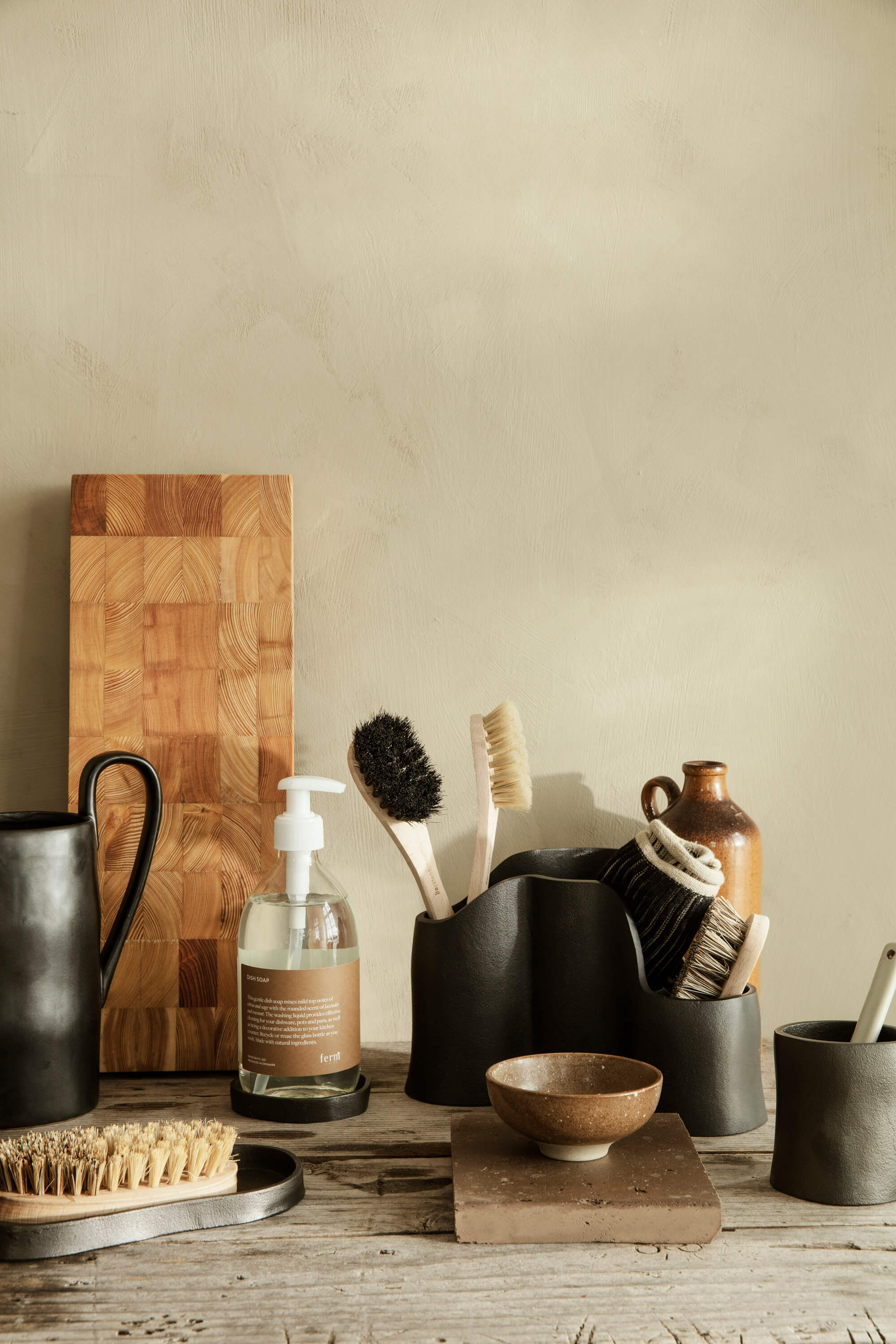 Small Rectangle Chess Cutting Board | Larch Wood | by ferm Living - Lifestory - ferm Living