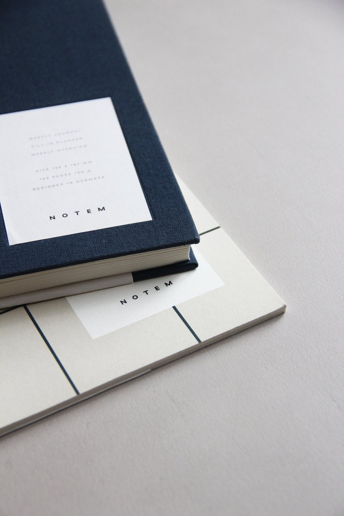 Weekly Planner Notebook MILO | Grey | by Notem Studio - Lifestory - Notem Studio