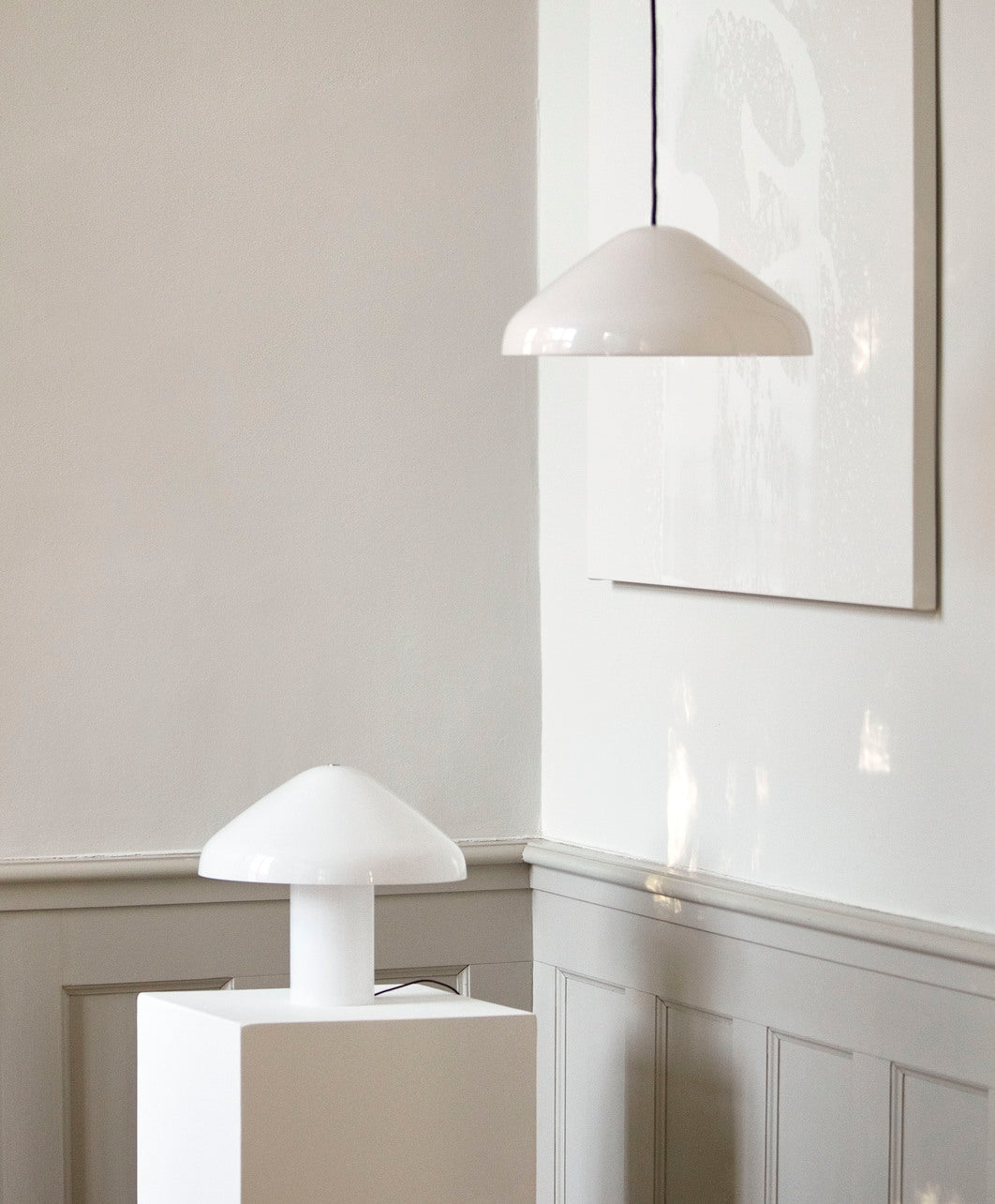 Pao Glass Table Lamp 350 | Naoto Fukasawa - Lifestory - HAY