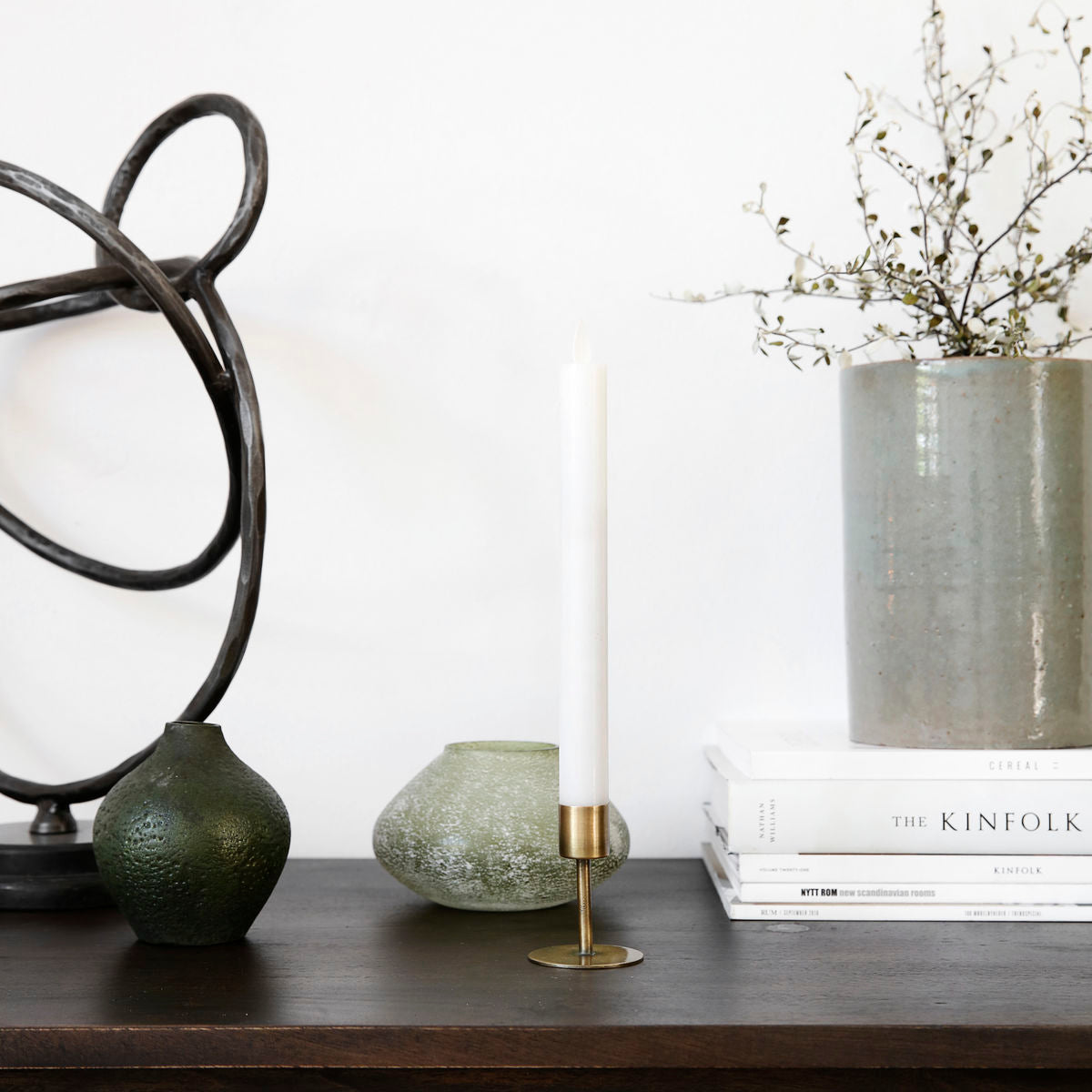 Candle Holder | Tiny | Anit | Antique Brass | by House Doctor - Lifestory