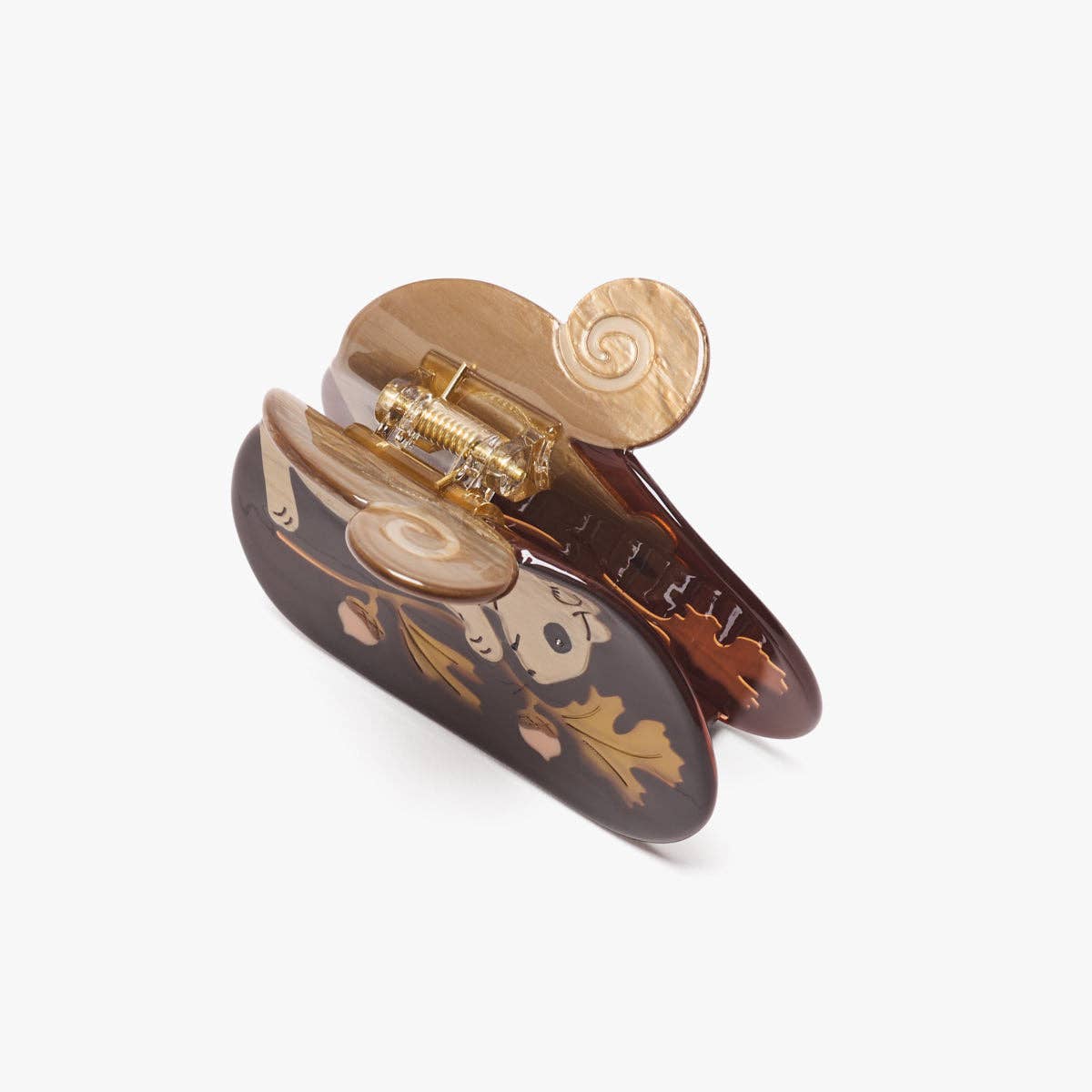 Winona Irene Oak Squirrel Acetate Hair Claw - Lifestory