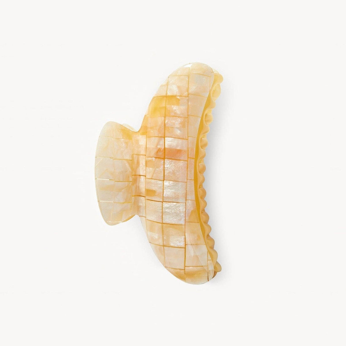 MACHETE Grande Heirloom Claw in Sea Shell Checker Acetate - Lifestory