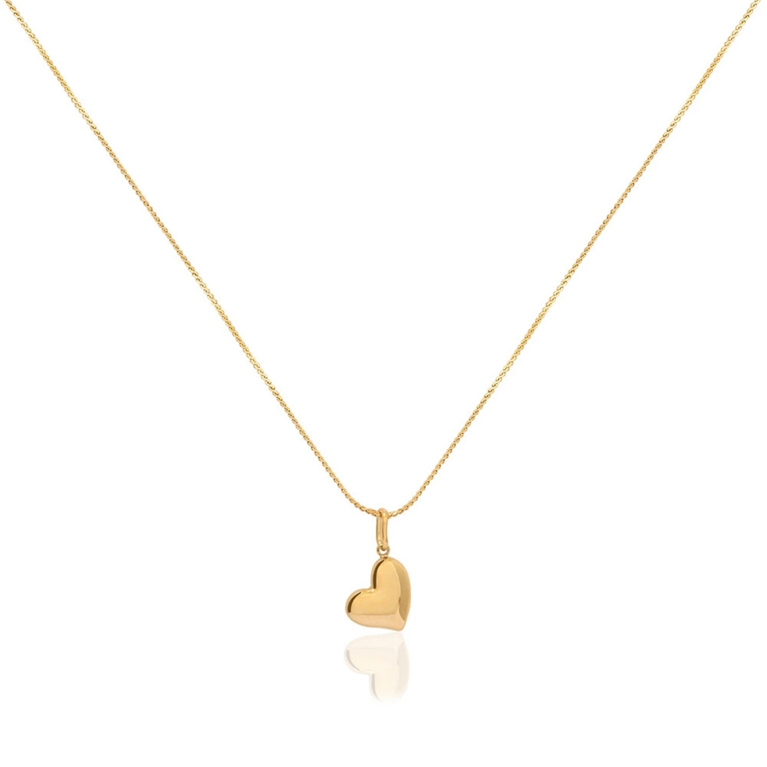 Tiny Heart Necklace in Gold by A Weathered Penny - Lifestory