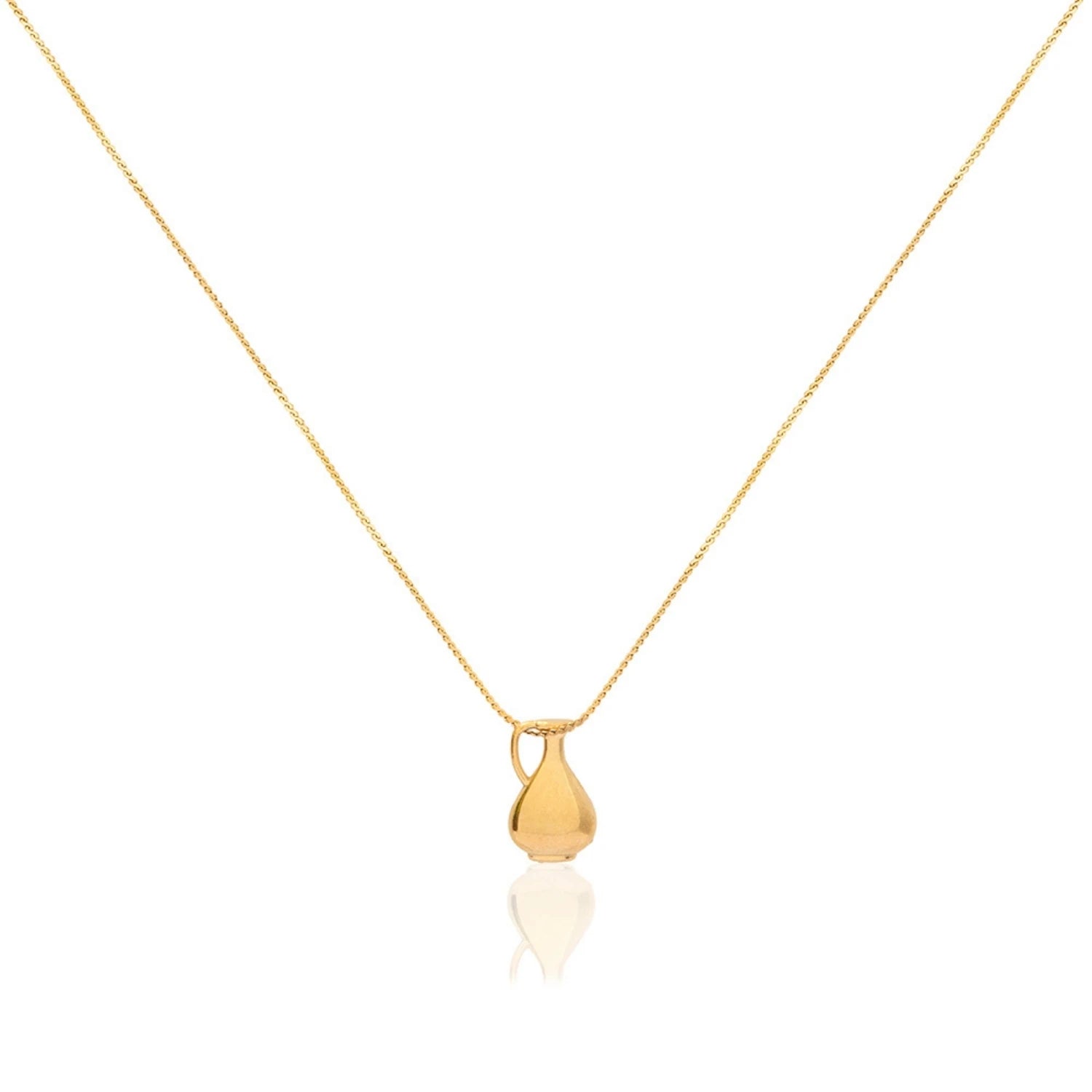 Vase Necklace in Gold by A Weathered Penny - Lifestory