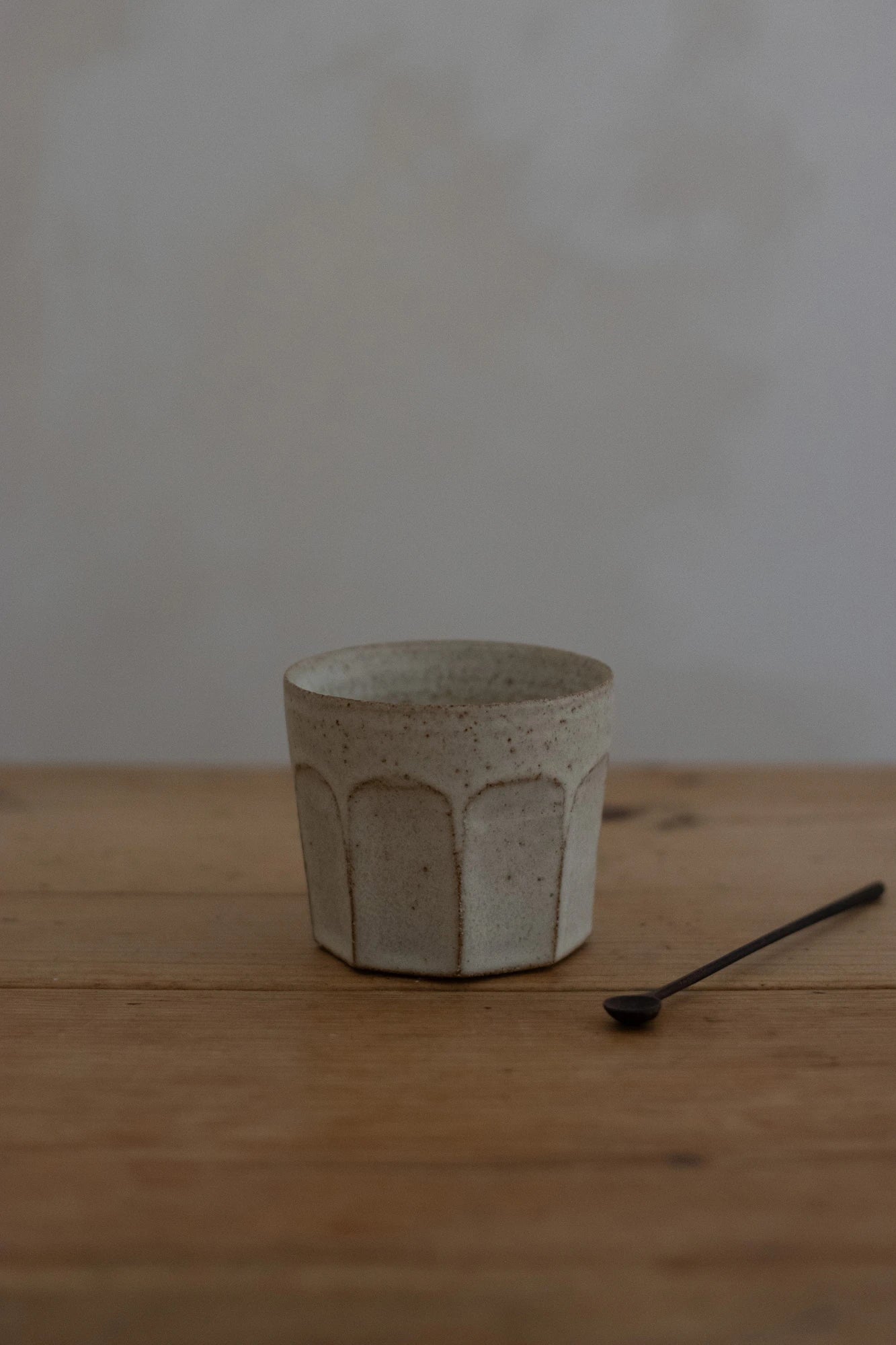 Faceted Cup in Stone Glaze by Blanc Ceramics - Lifestory