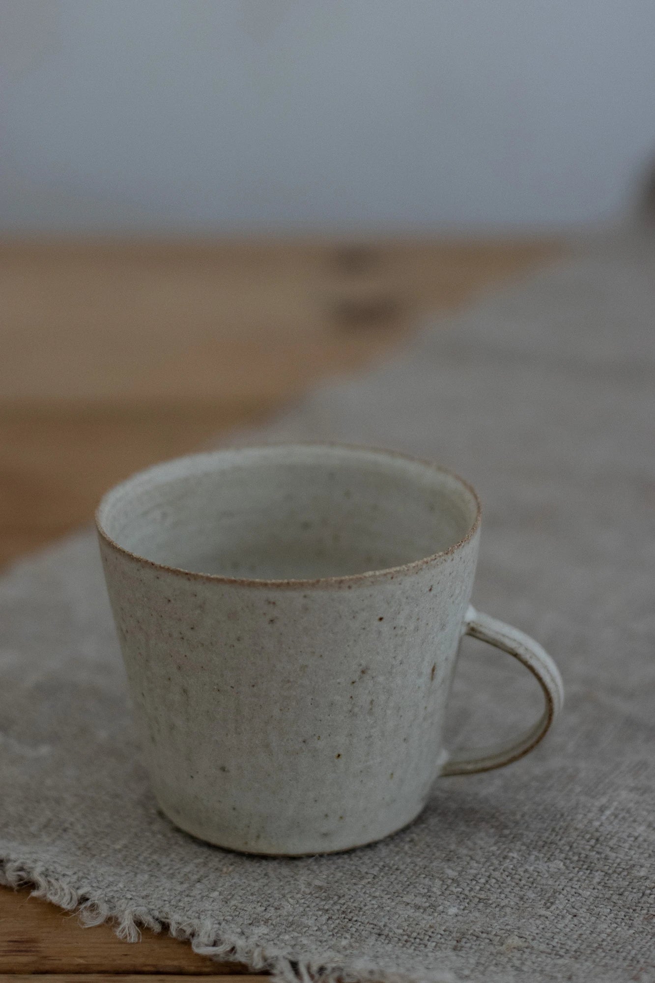 Handled Cup in Stone Glaze by Blanc Ceramics - Lifestory