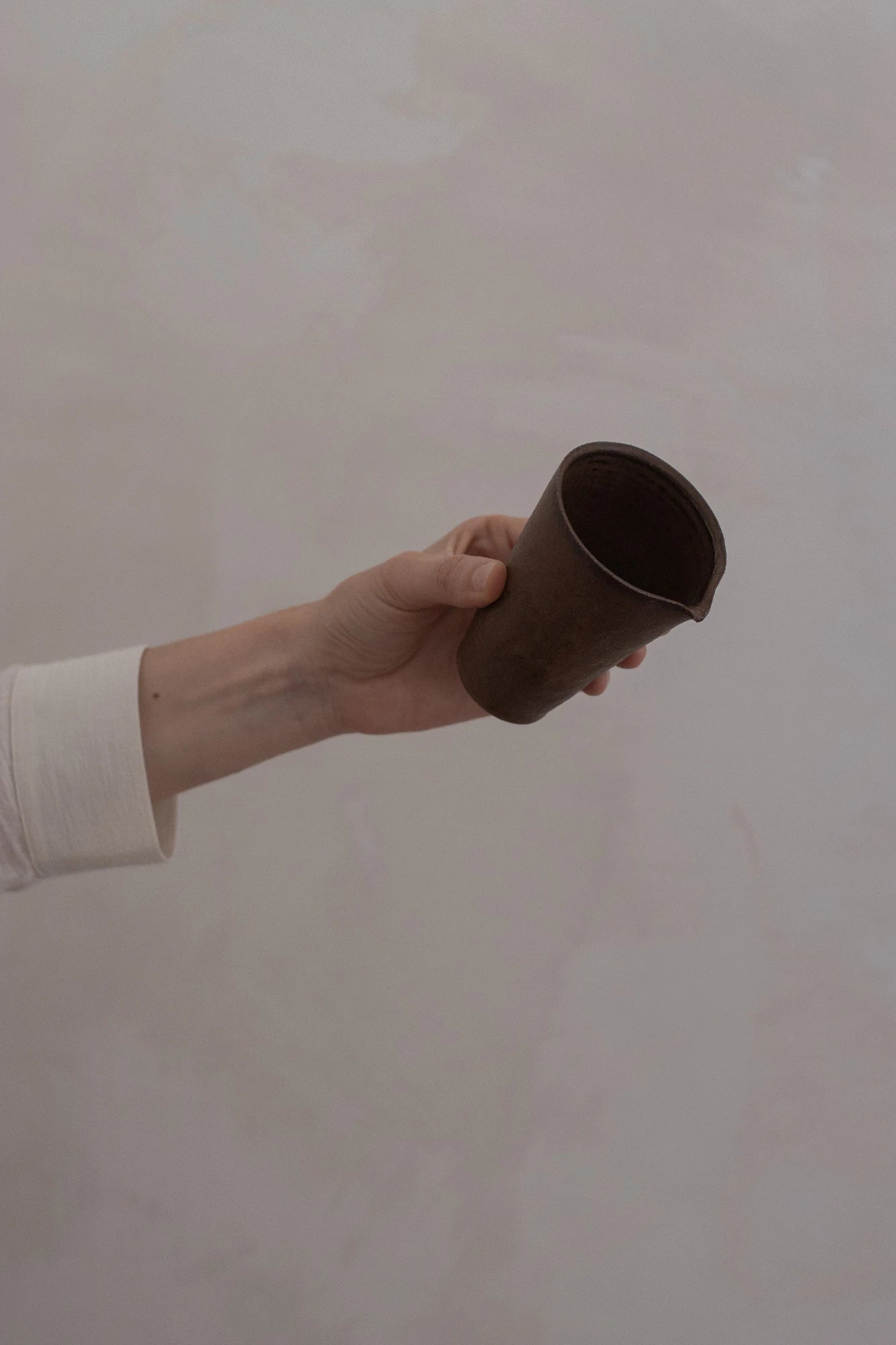 Pourer in Bark Glaze by Blanc Ceramics - Lifestory