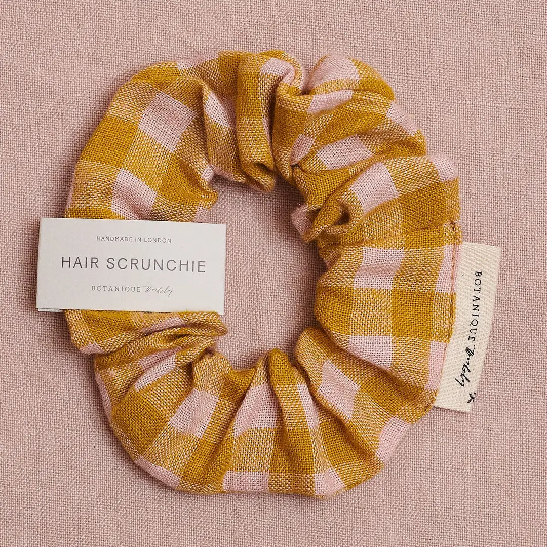 Botanique Workshop Linen Hair Scrunchie in Various Colours