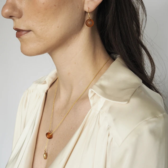 KIRA Murano Glass & Gold-plated Teardrop by brass+bold - Lifestory