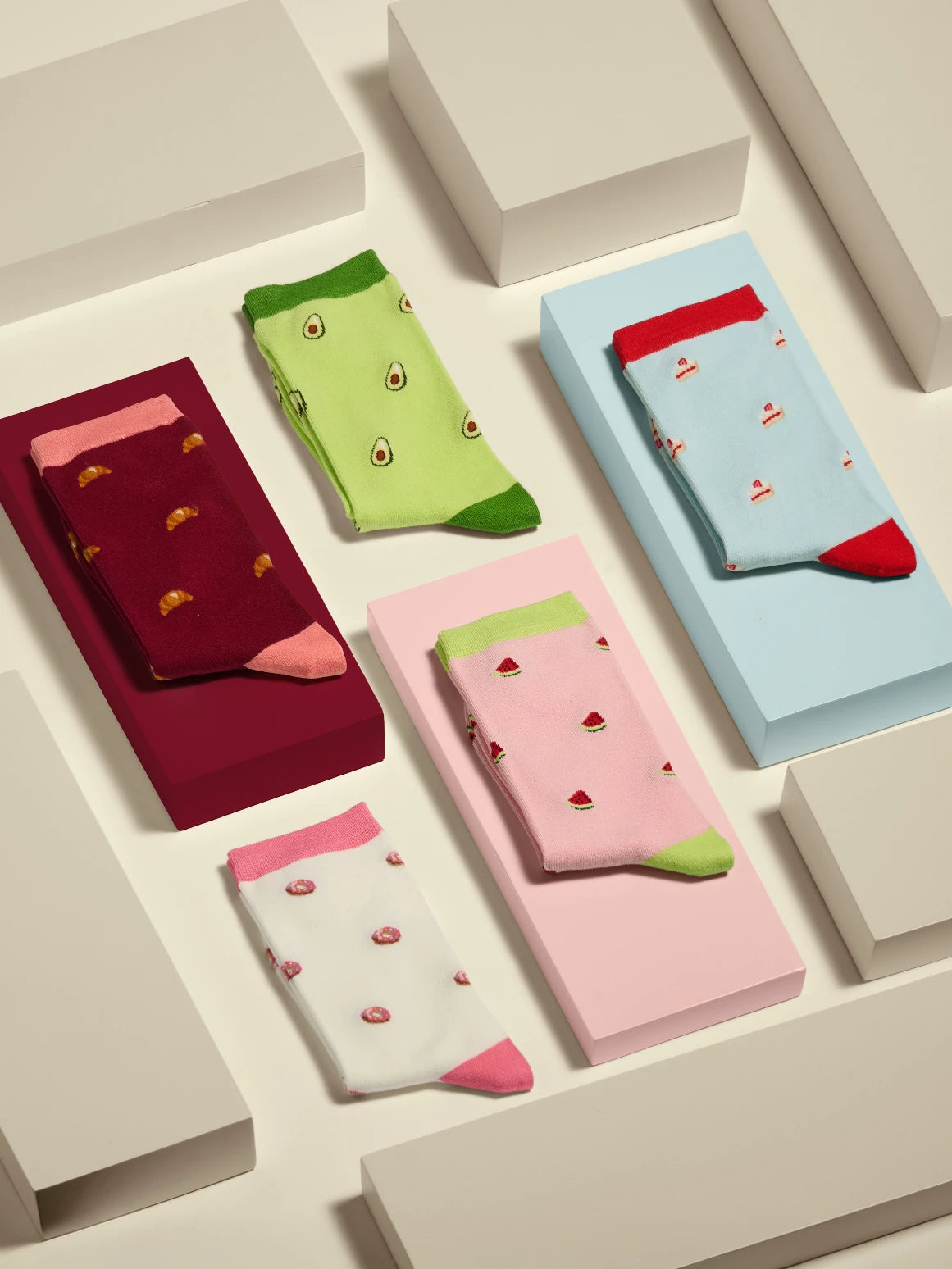 KOSI London The Cats Bamboo Socks (UK 3-8) with other socks | Lifestory