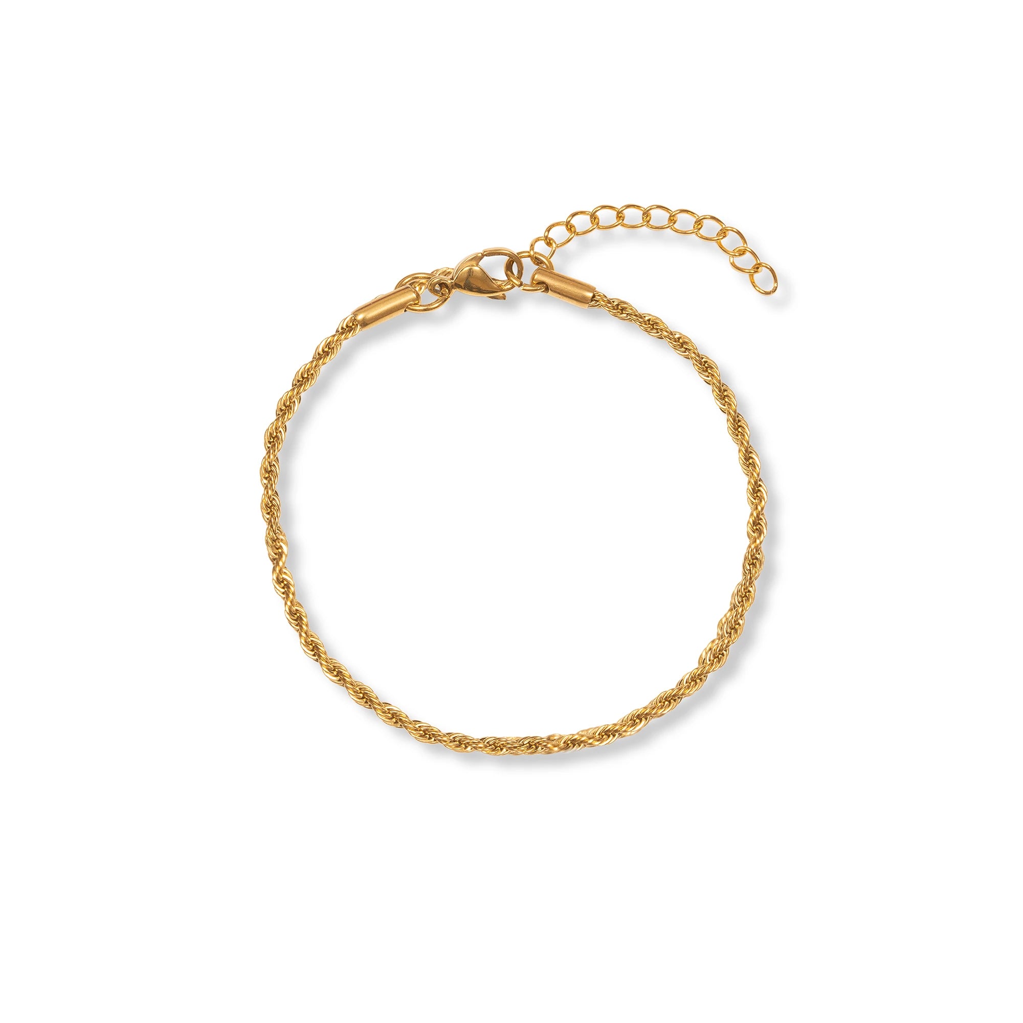 Delicate Rope Bracelet in Gold or Silver by A Weathered Penny - Lifestory