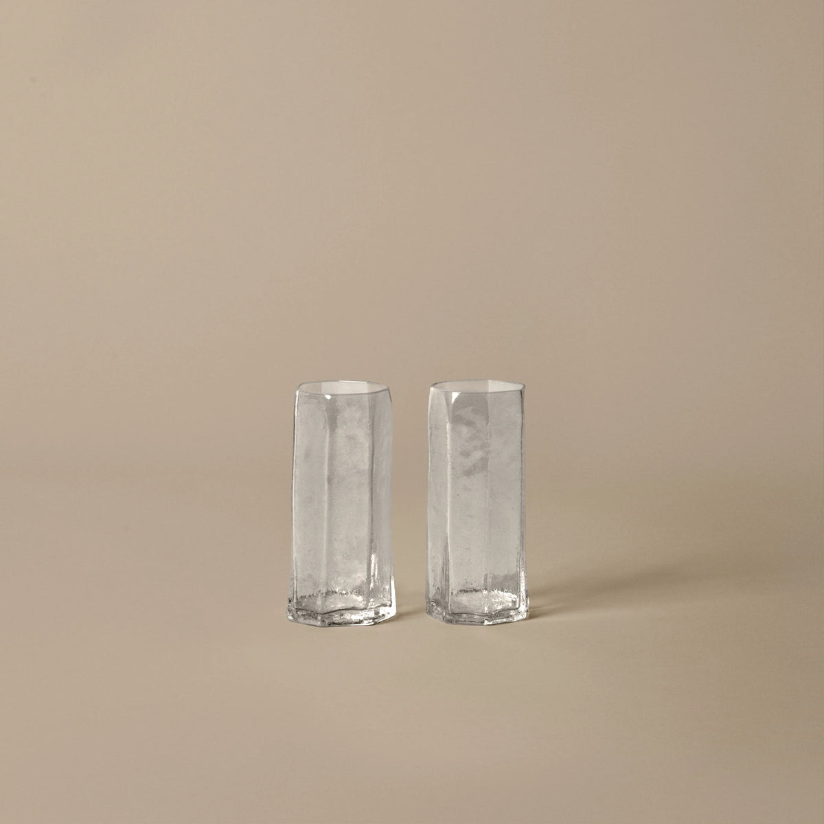 Ferm Living Kiru Tall Glasses Set of 2 in Clear - Lifestory