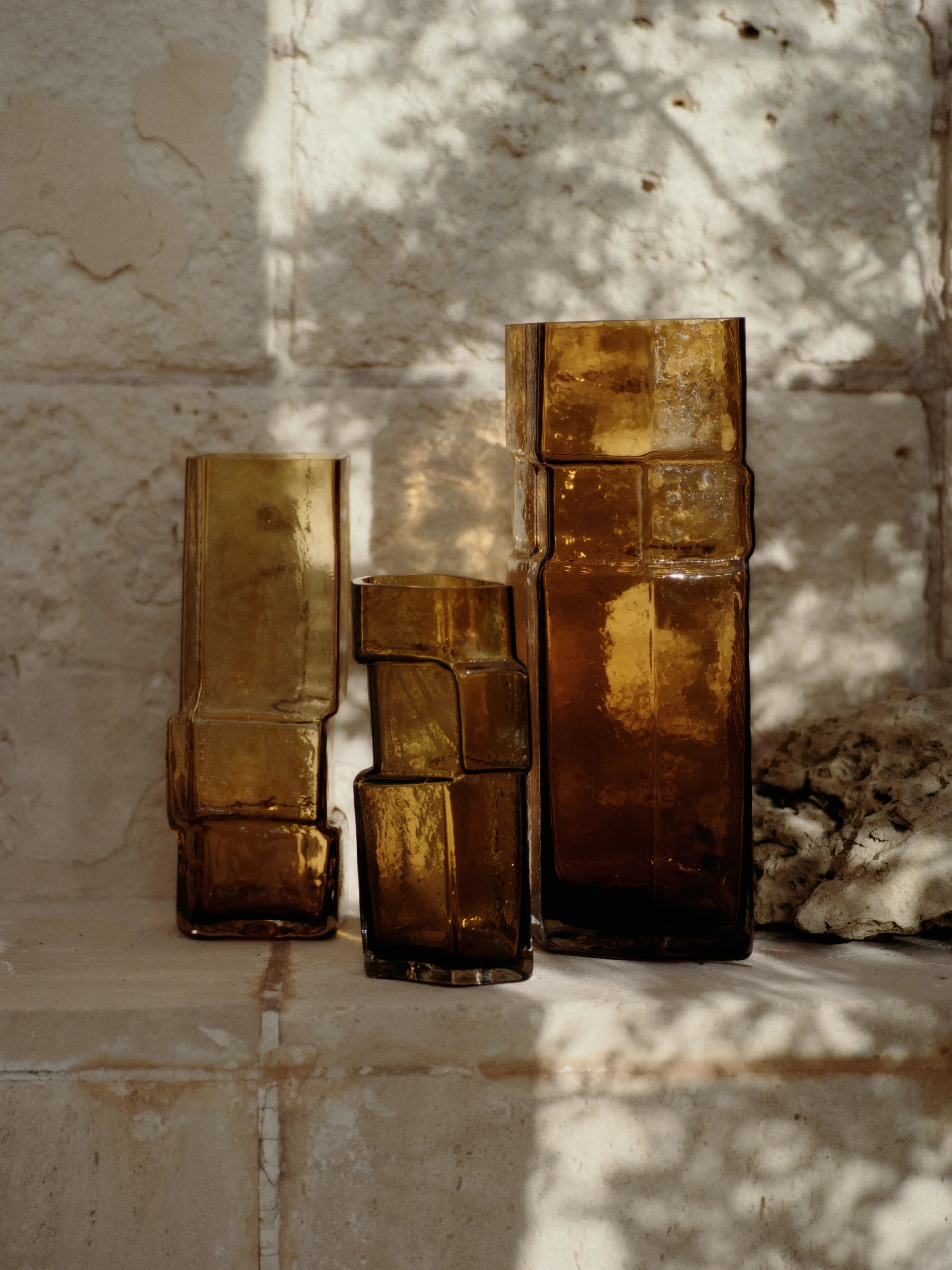 Ferm Living Recycled Glass 'Muro' Vase - Small - Lifestory