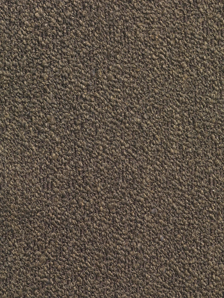Ferm Living Rico Lounge Chair in Soft Boucle Dark Brown