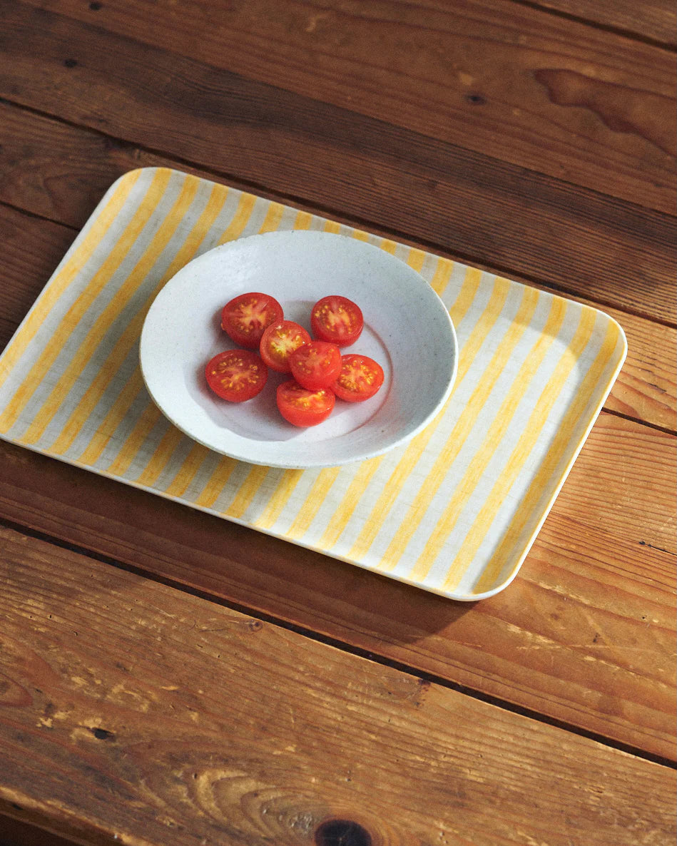 Fog Linen Work Medium Linen Tray in Various Colourways - Lifestory