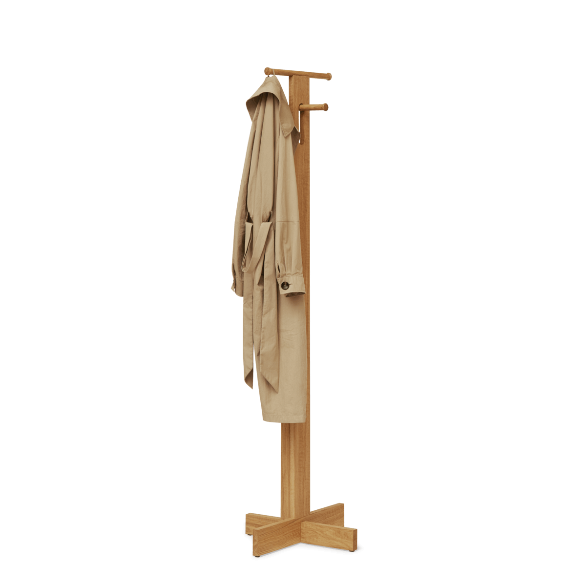 Foyer Coat Stand | Oiled Oak | by Form & Refine - Lifestory - Form & Refine