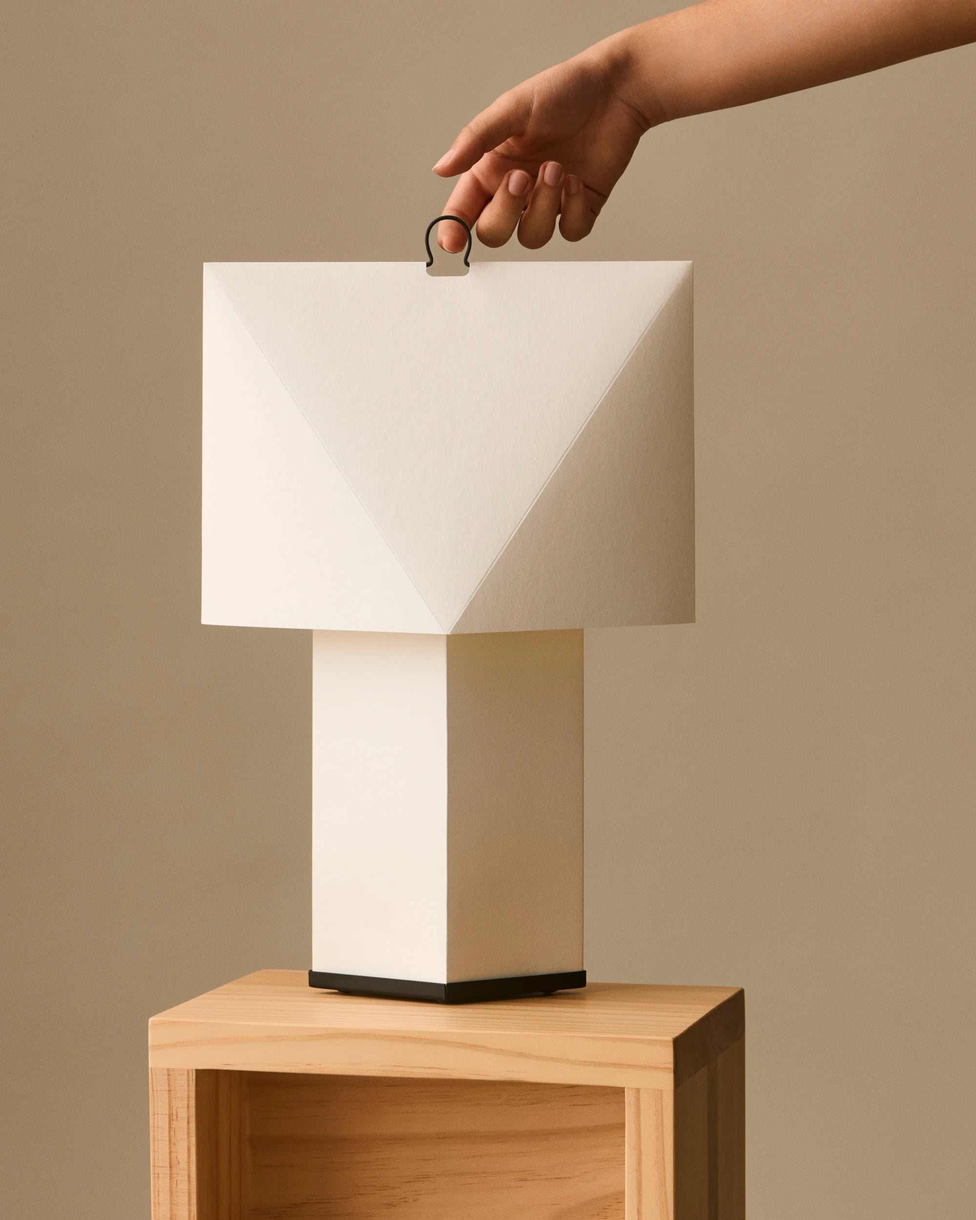 HAY Aplat Table Lamp (H44cm) in White - Lifestory