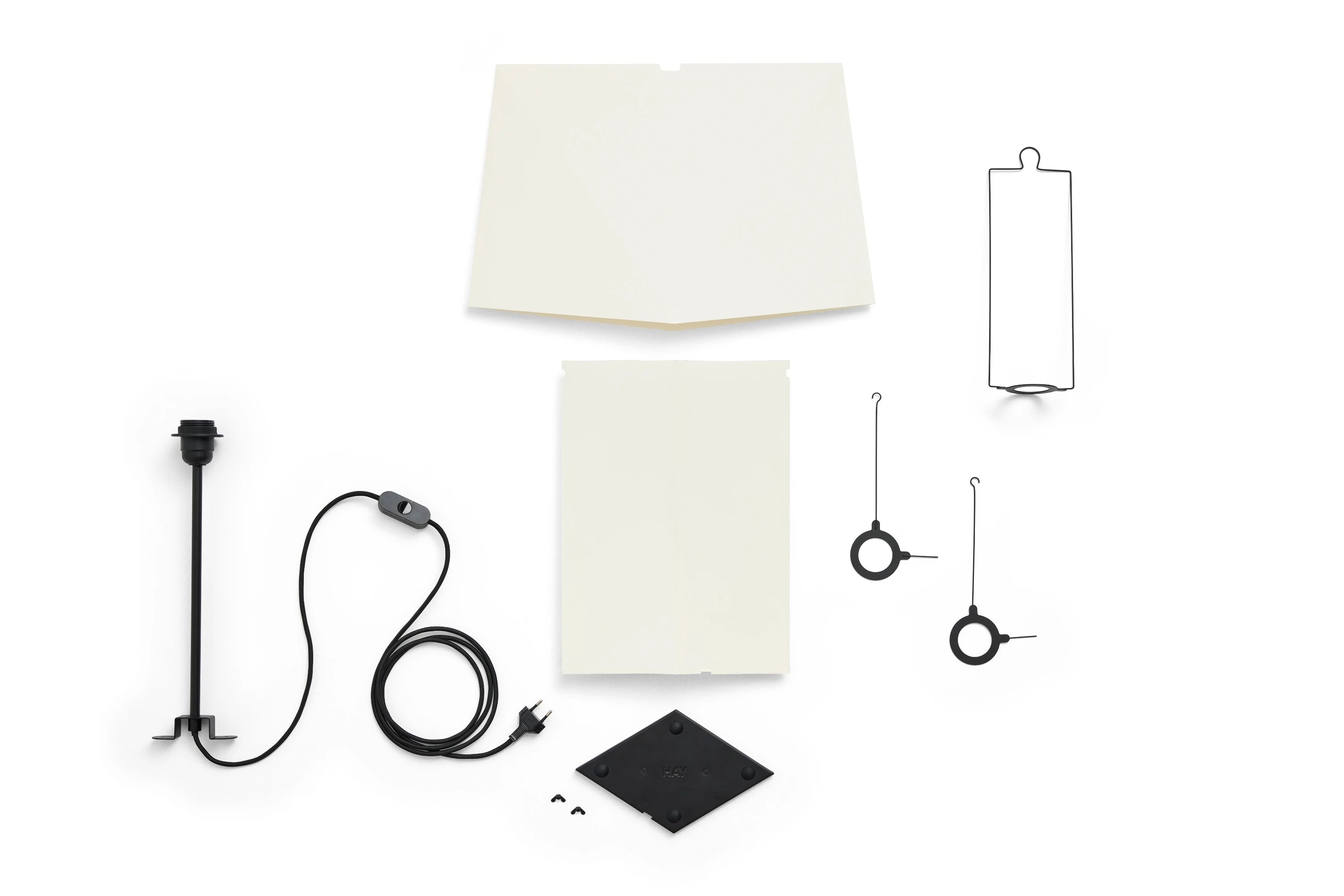 HAY Aplat Table Lamp (H44cm) in White - Lifestory