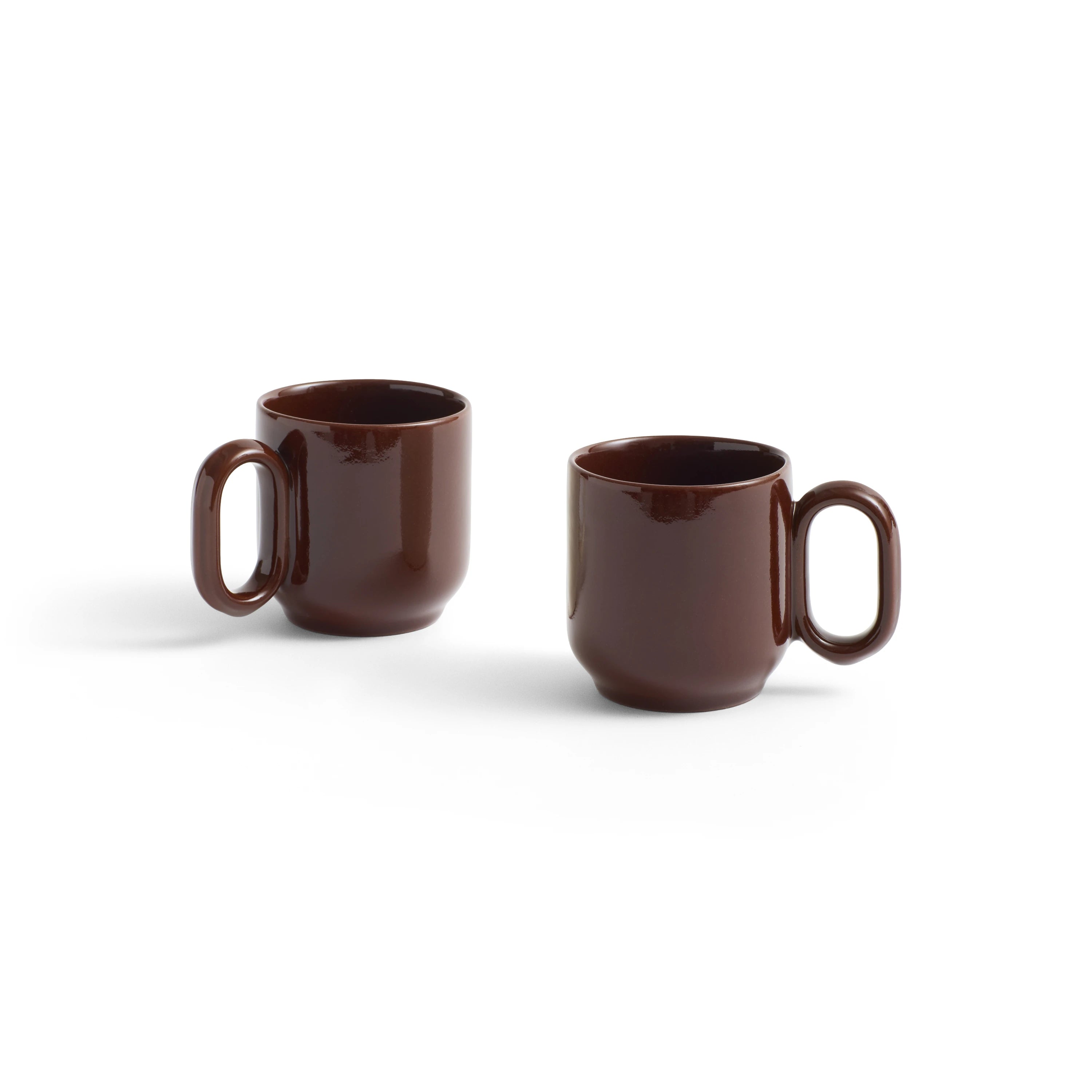 HAY Barro Cup Set of 2 in Glazed Terracotta - Lifestory