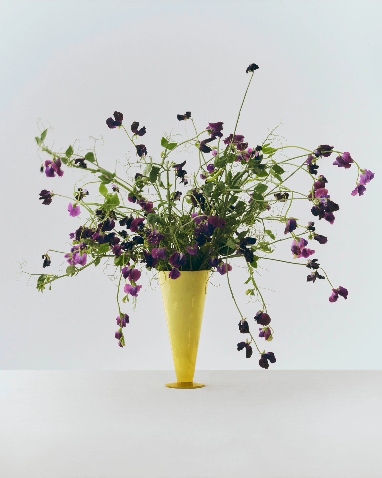 HAY Conical Vase Large in Soda Glass - Lifestory