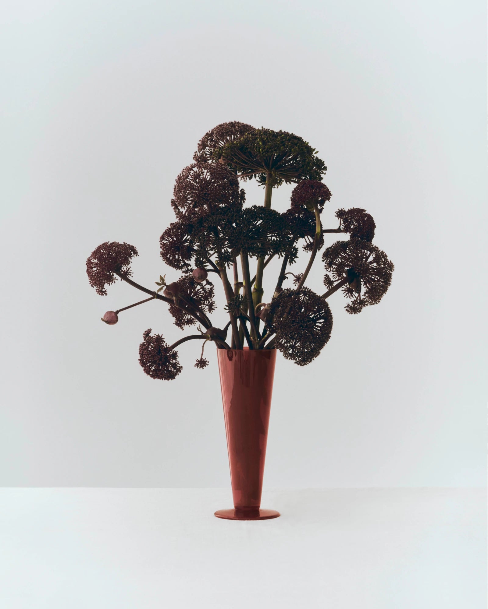 HAY Conical Vase Medium in Soda Glass - Lifestory
