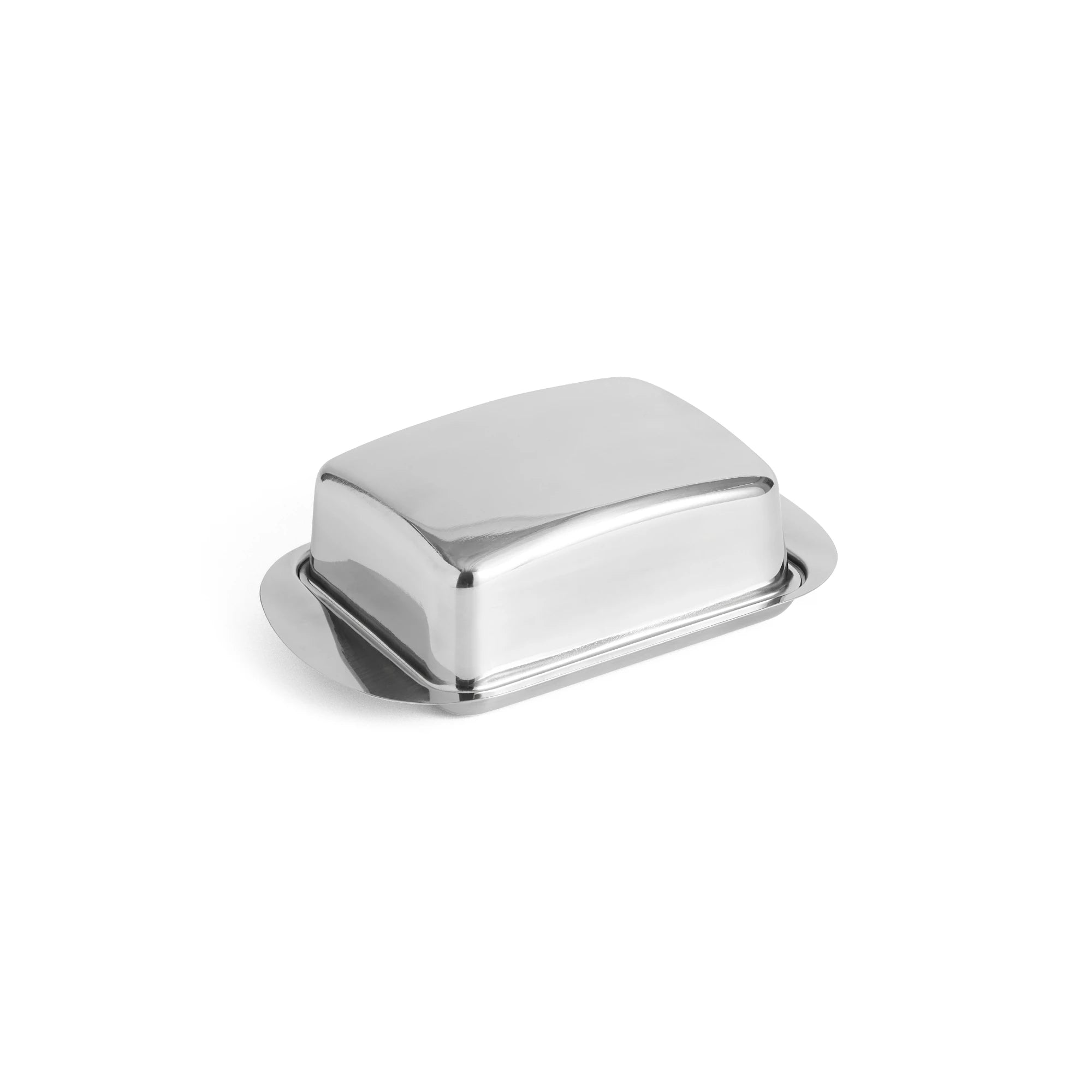 HAY essential steel butter box on a white background
