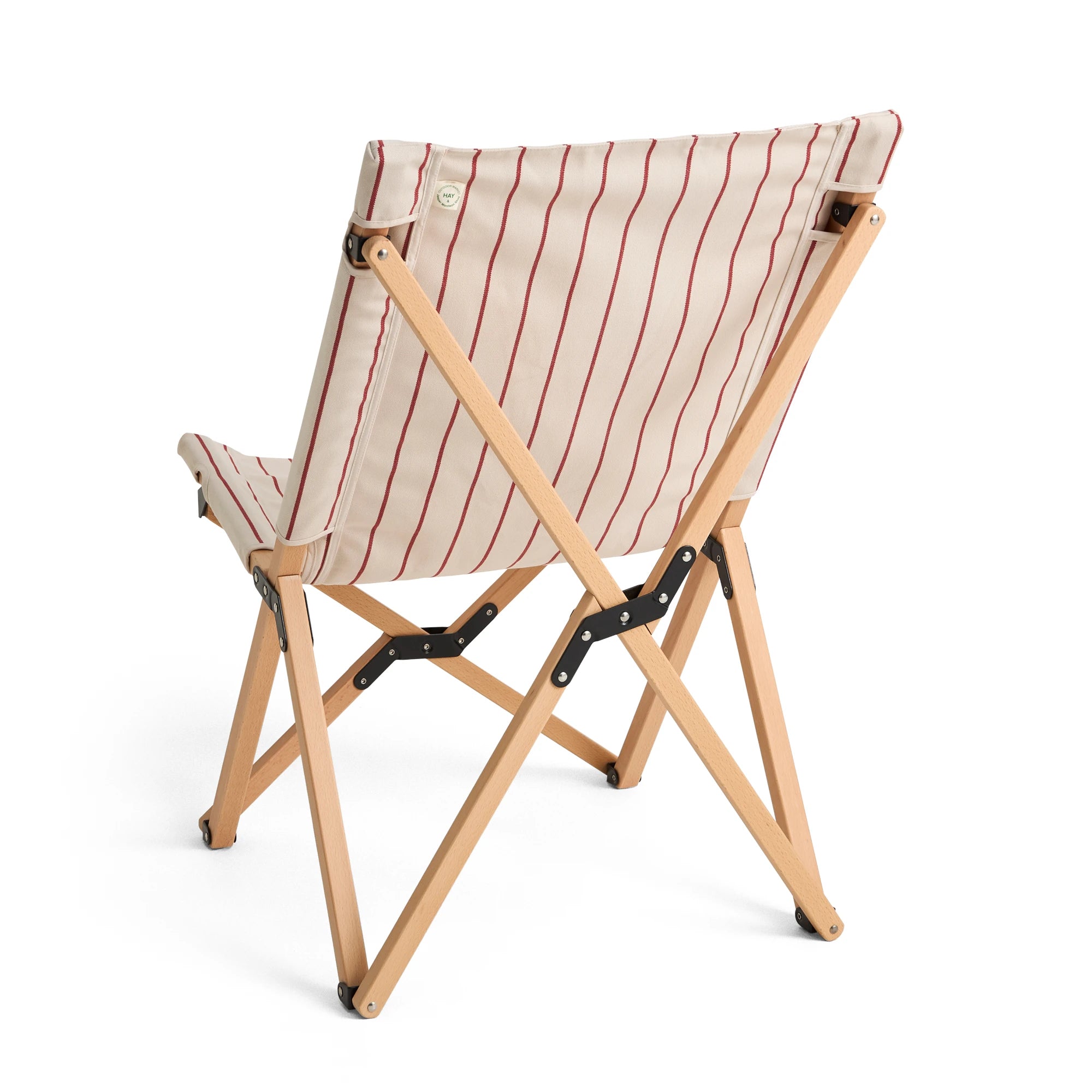 HAY Outdoor Market Folding Chair in Beech & Recycled Poly - Lifestory