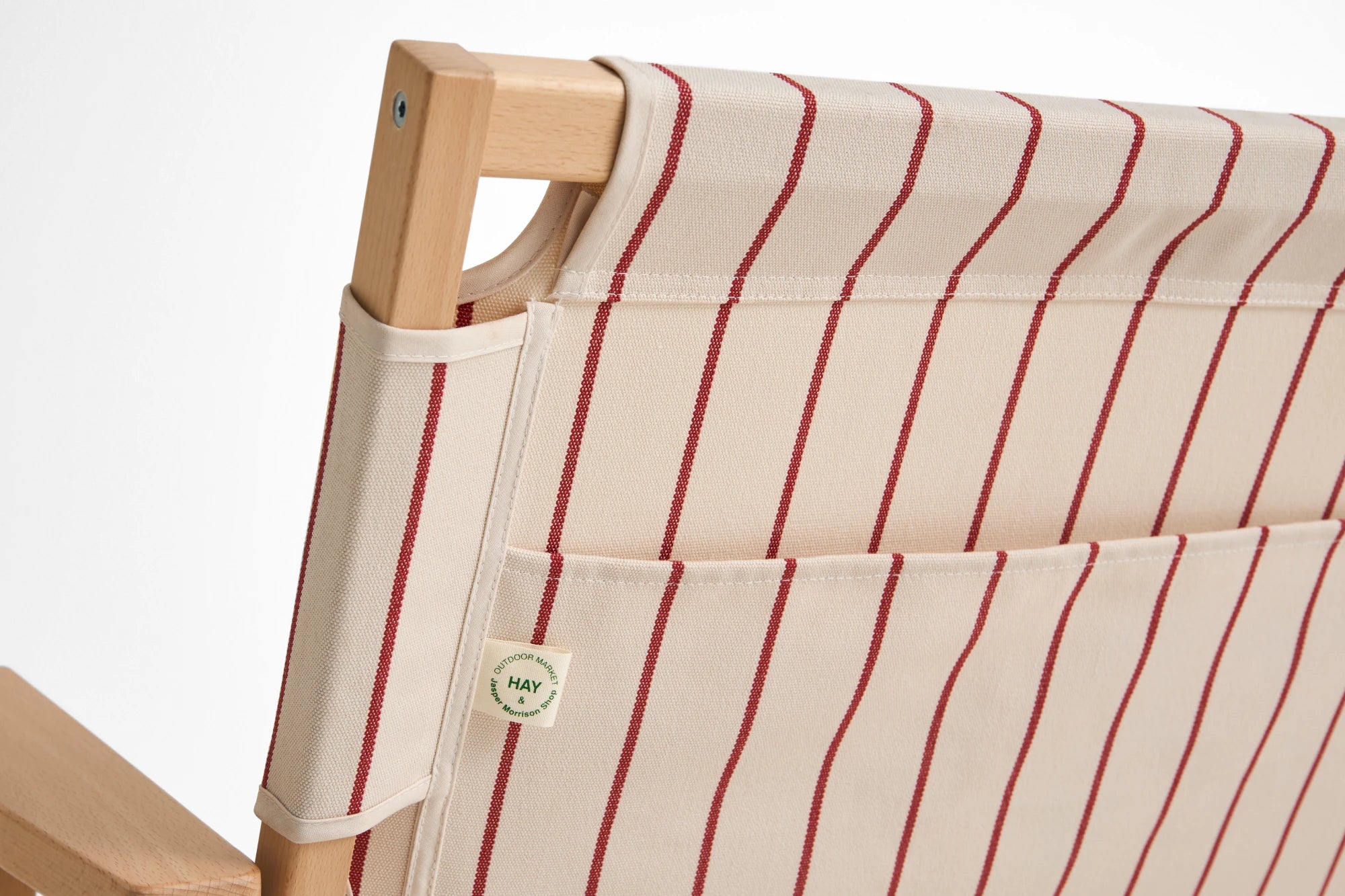 HAY Outdoor Market Folding Sofa in Beech & Recycled Poly - Lifestory
