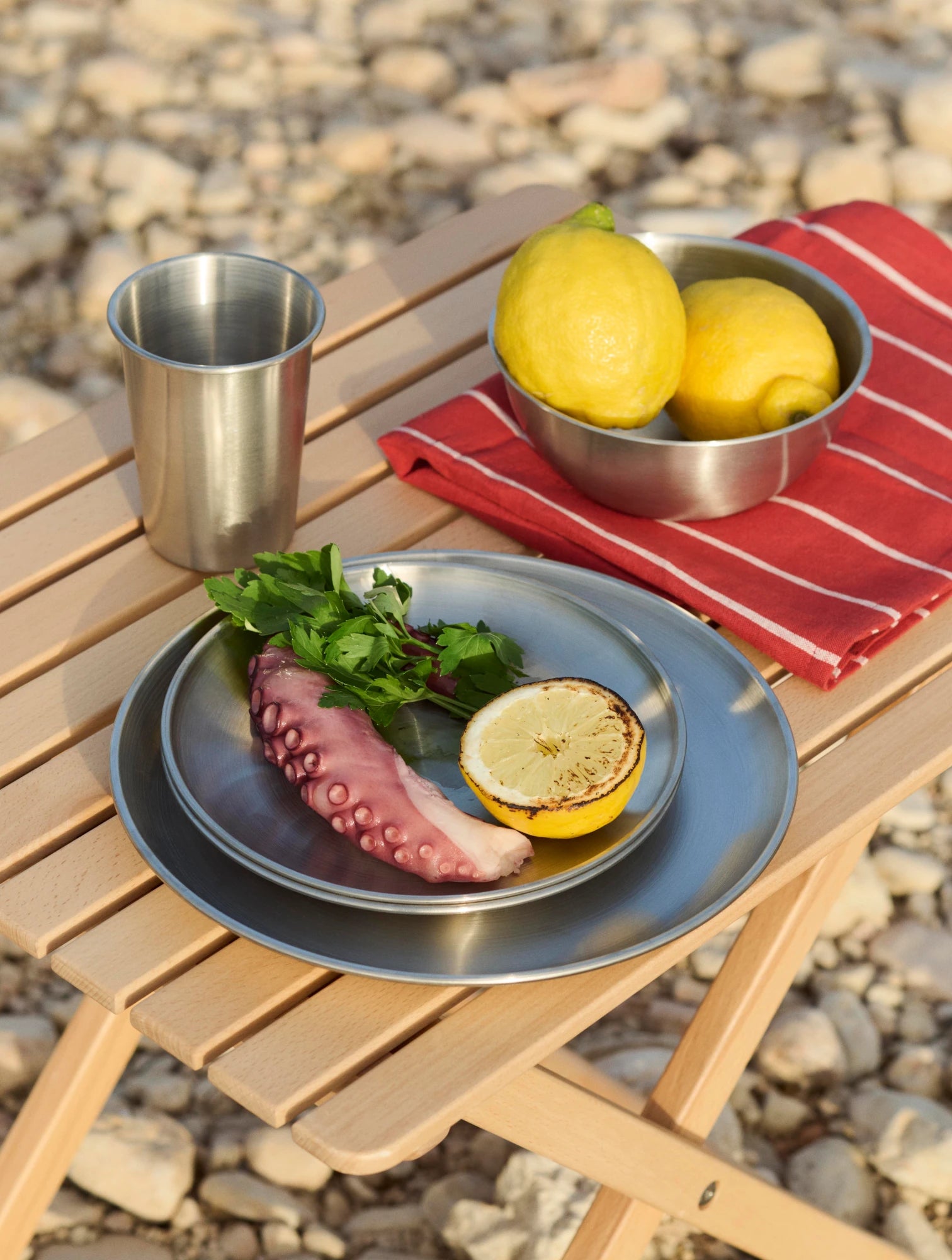 HAY Outdoor Market Steel Plate Set of 2 - Small - Lifestory