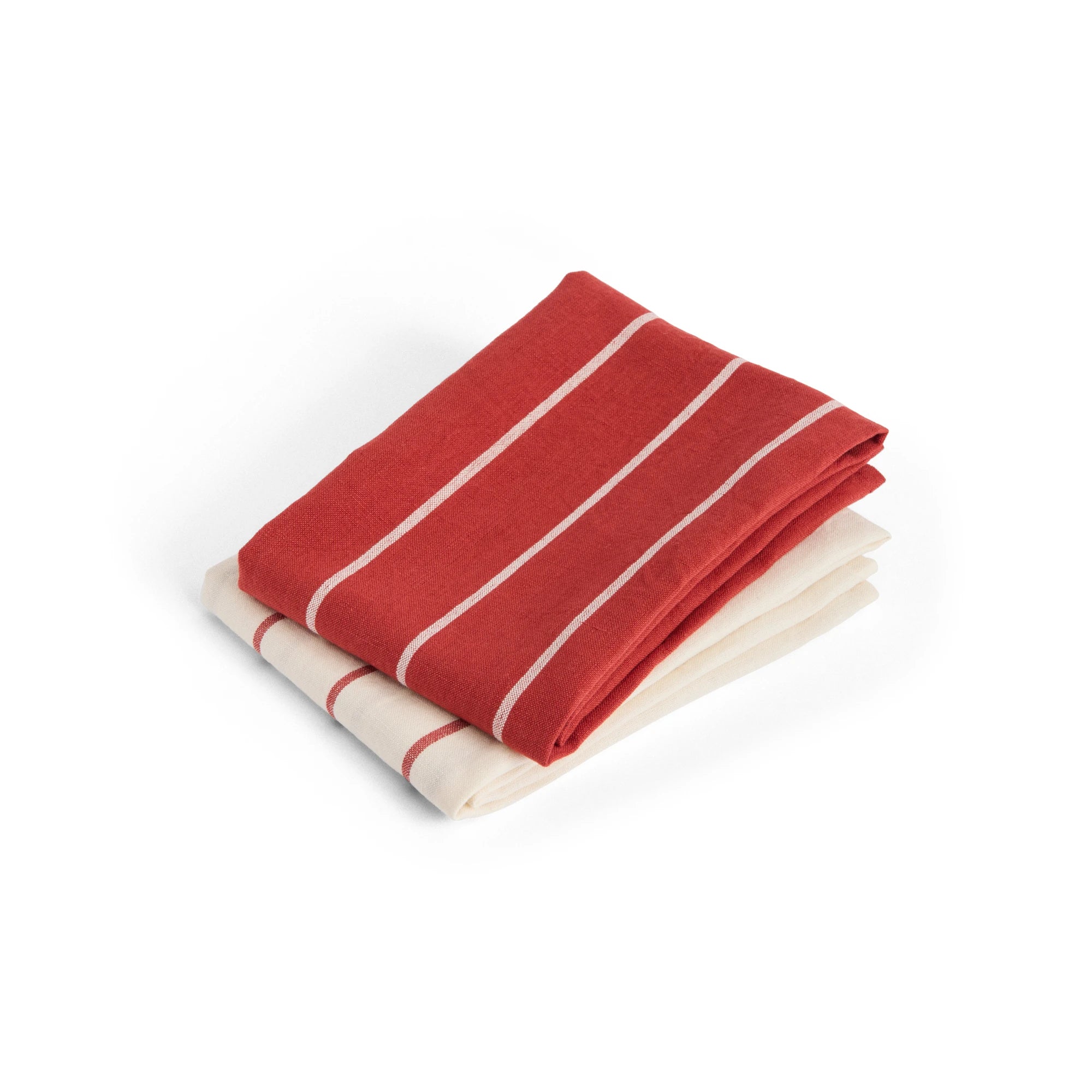 HAY Outdoor Market Tea Towel Set of 2 in Cotton-Linen - Lifestory
