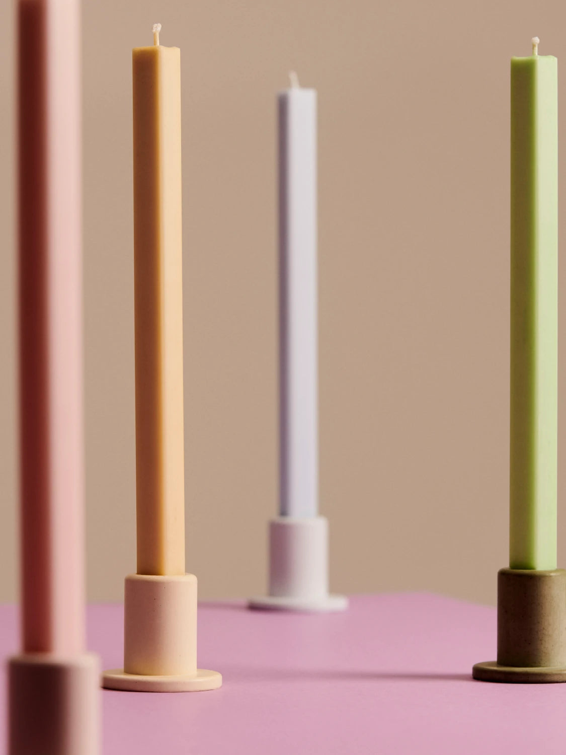 HAY Set of 4 Square Candles | Lifestory