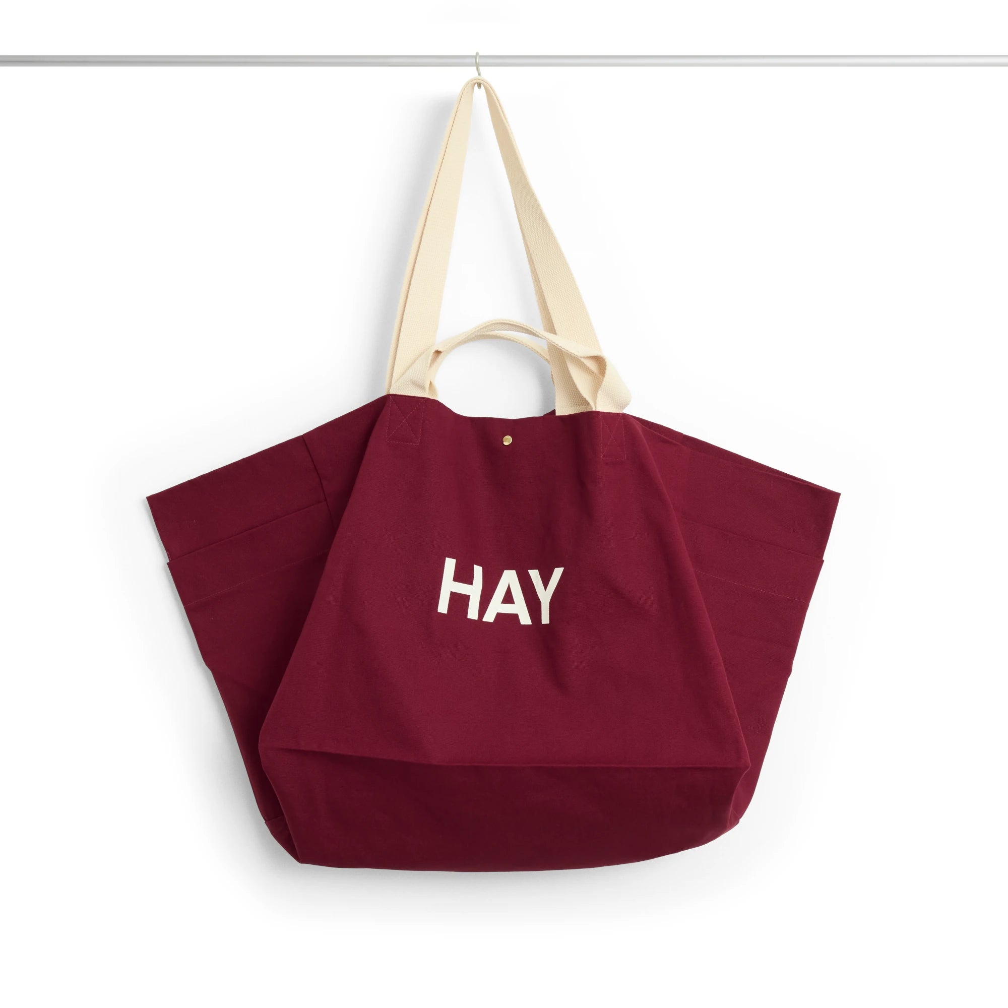 HAY Organic Cotton Large Weekend Bag with Popper