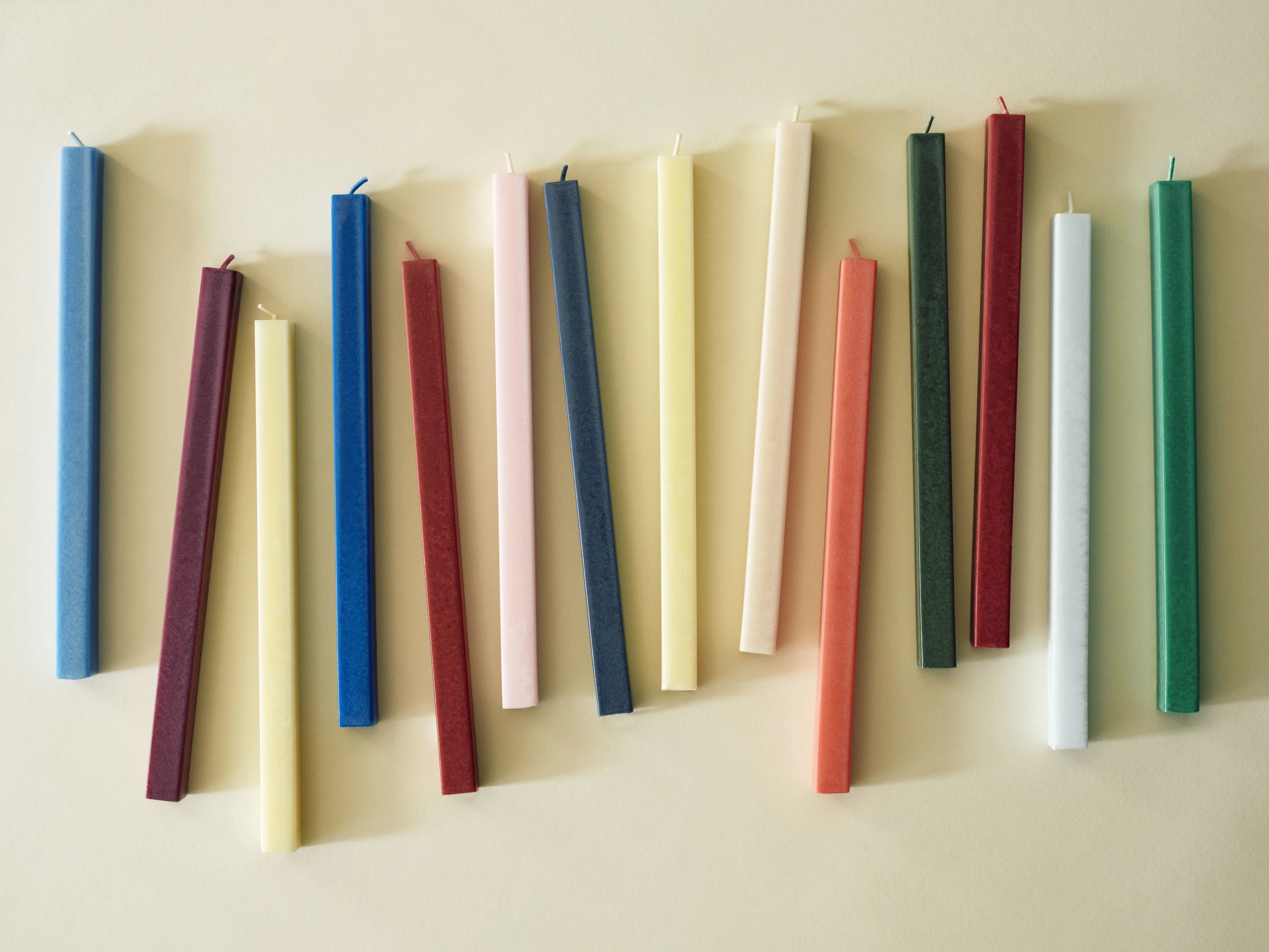 HAY Set of 4 Square Candles - Lifestory