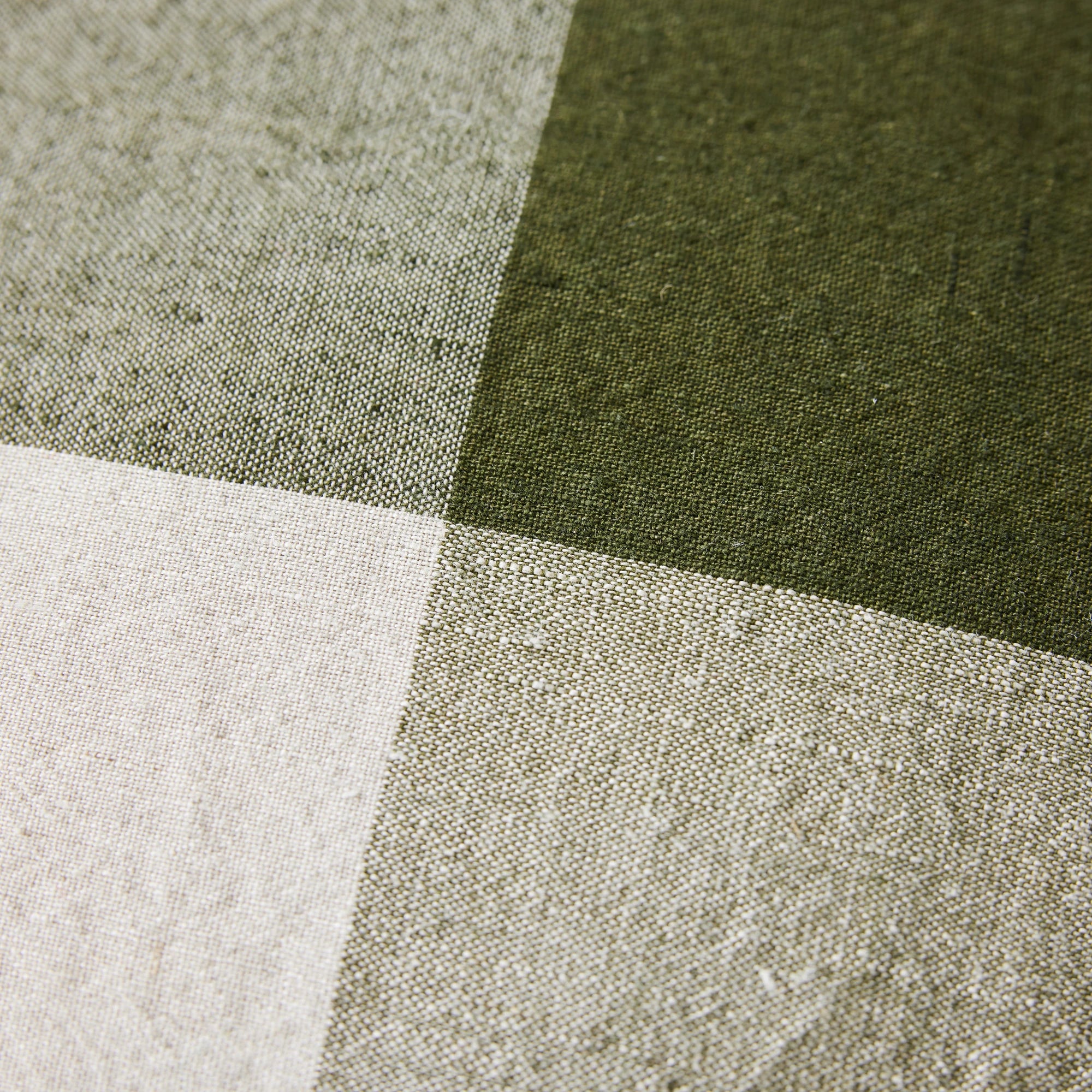HKLIVING Square Woven Linen Cushion (50 x 50cm) in Lowlands - Lifestory