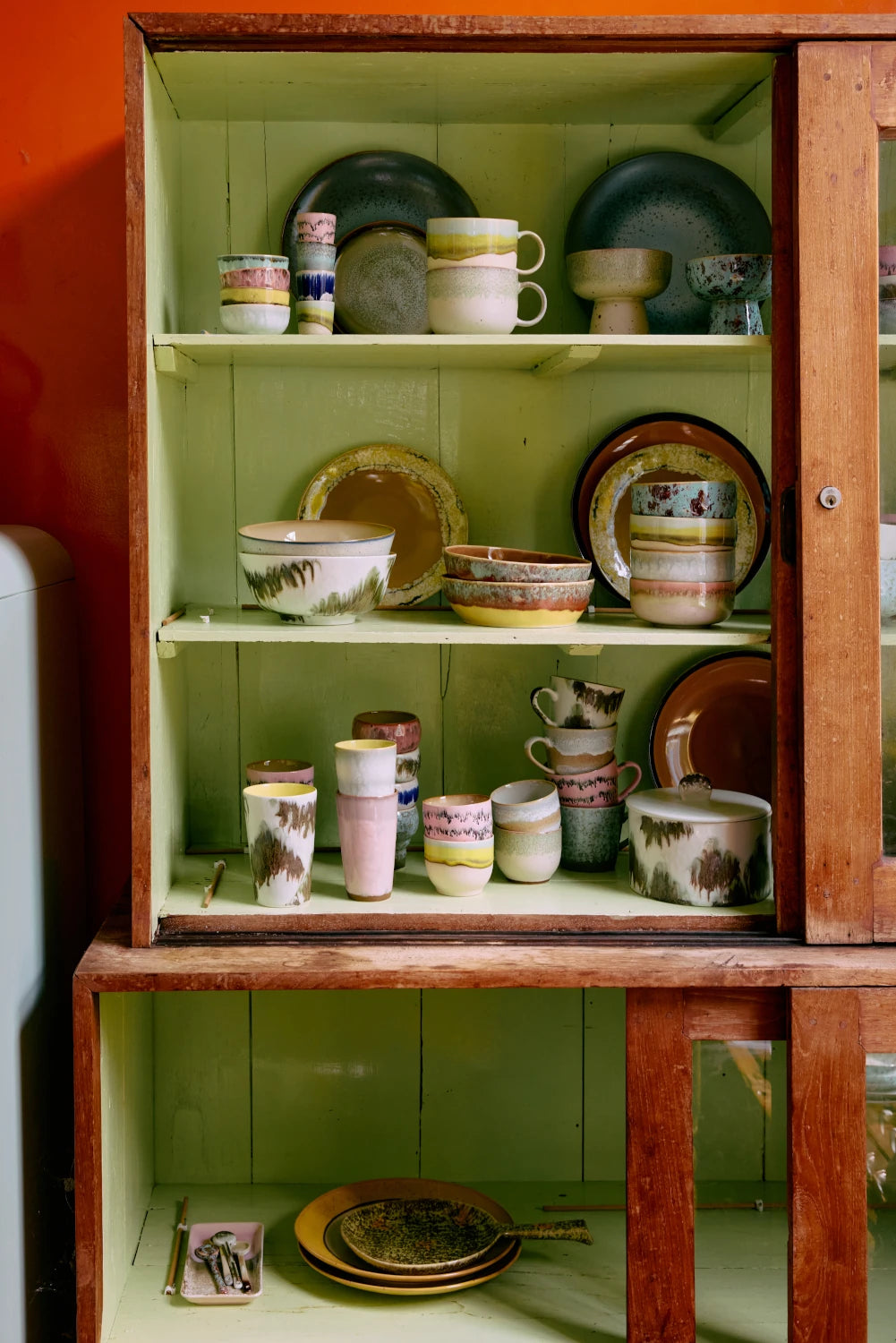 HKLIVING Set of 4 Café Cups in Various Colourways - Lifestory