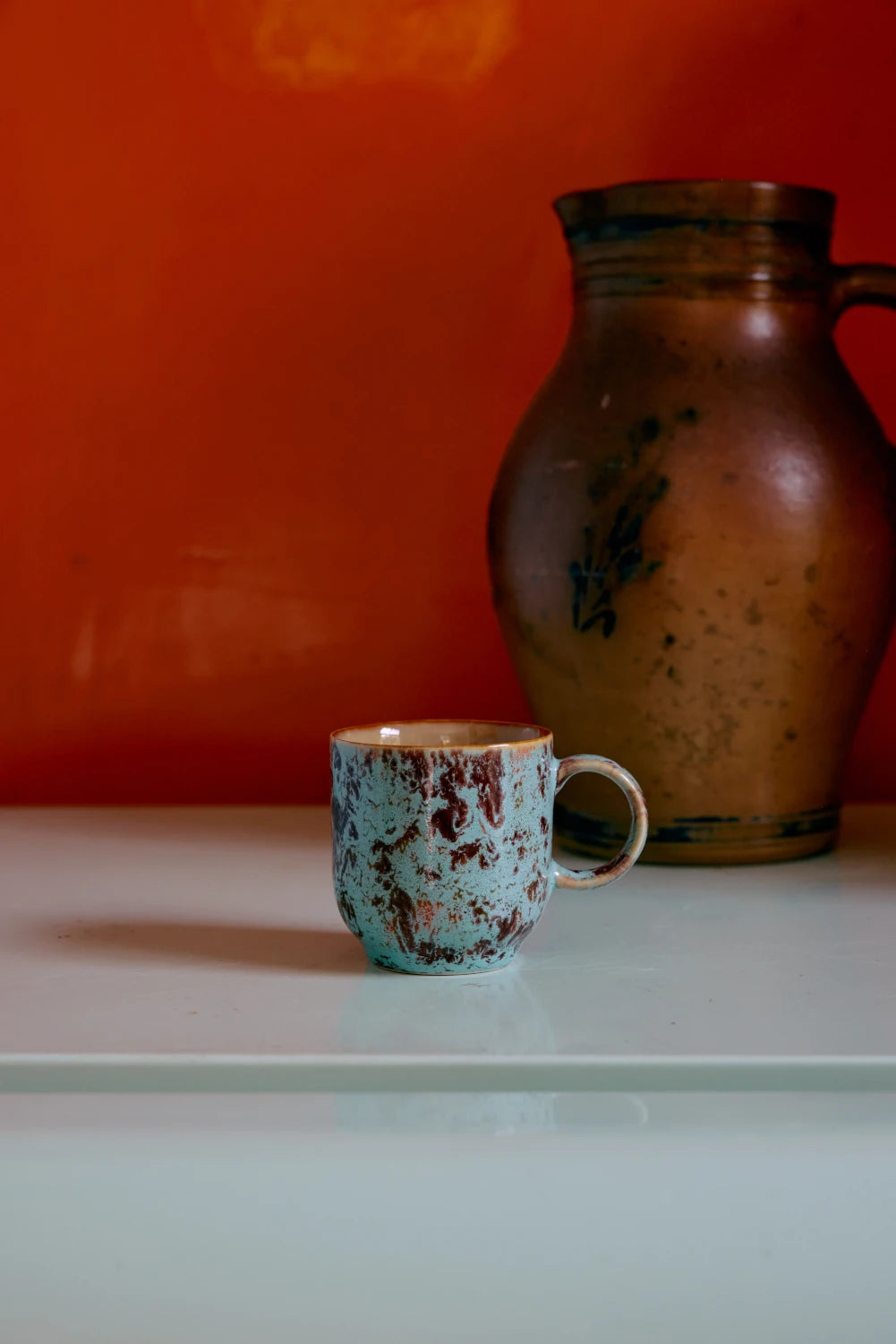 HKLIVING Set of 4 Café Mugs in Various Colourways - Lifestory