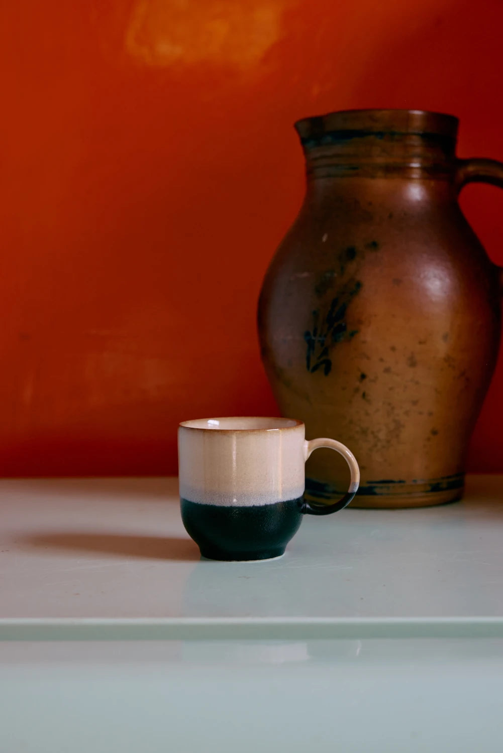 HKLIVING Set of 4 Café Mugs in Various Colourways - Lifestory