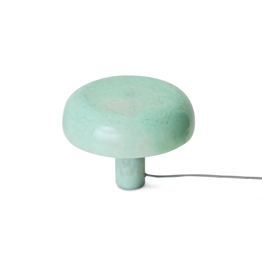 HKLIVING Mushroom Table Lamp Small in Mint - Lifestory