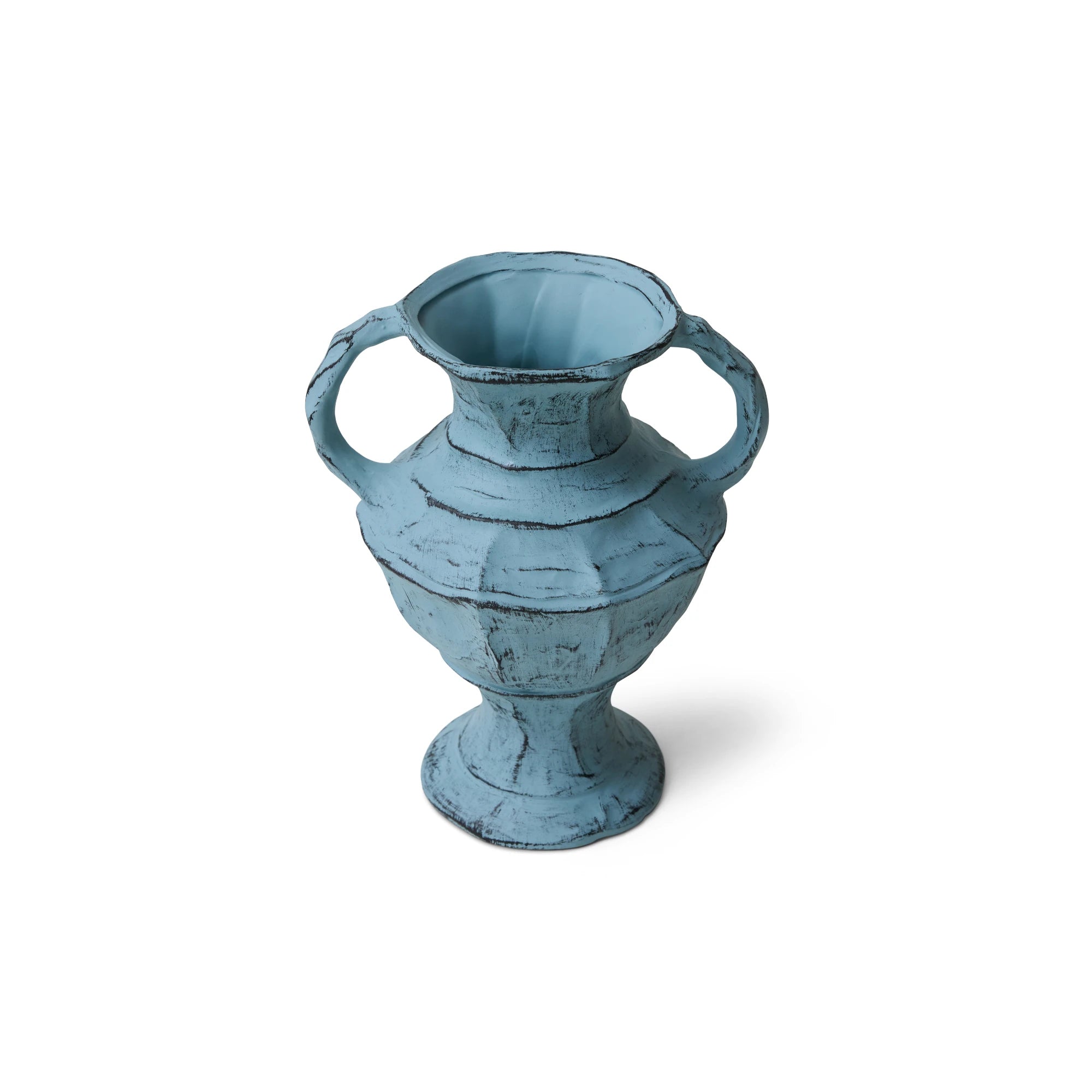 HKLIVING New Classics Small Stoneware Vase in Soft Blue - Lifestory