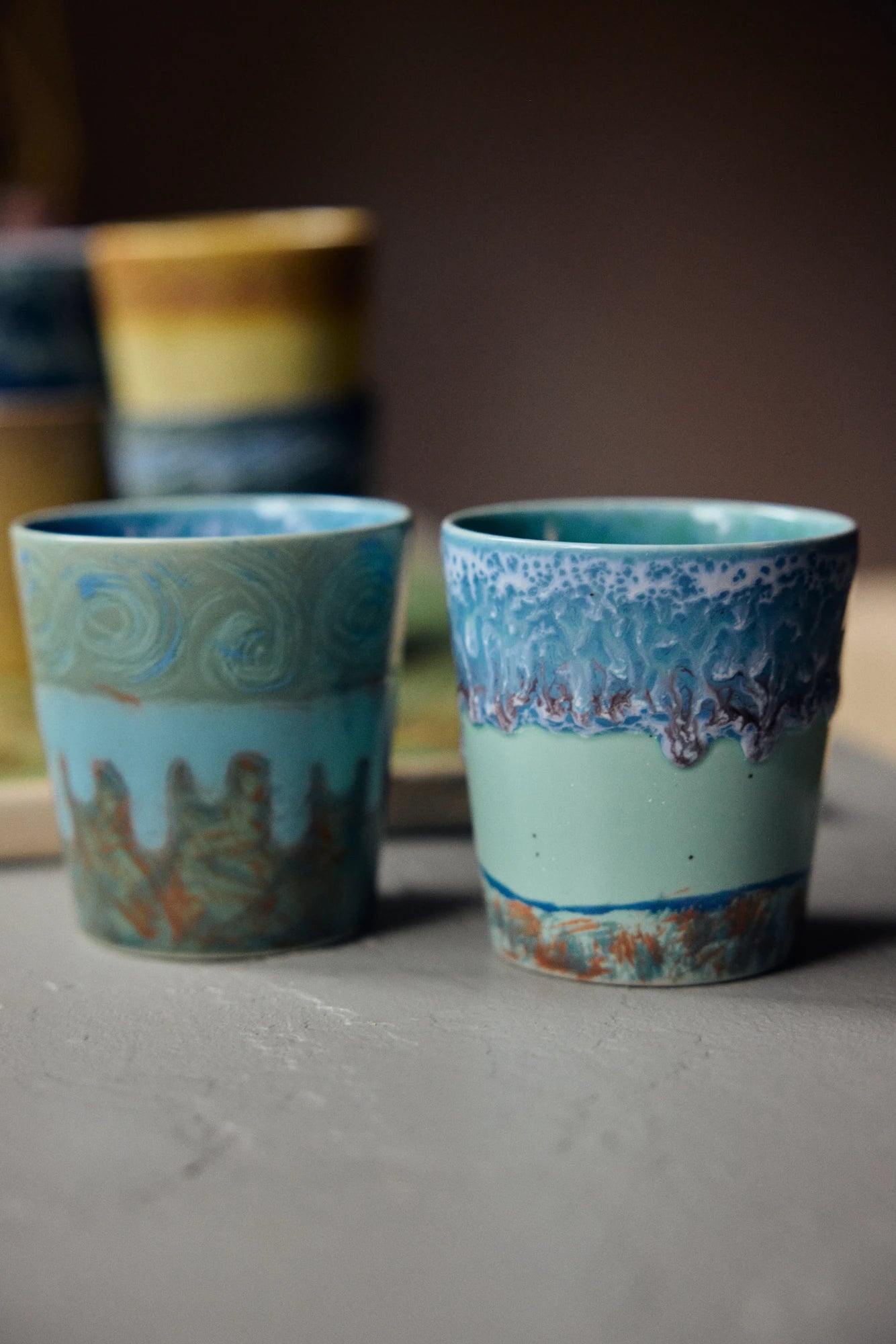 HKLIVING Van Gogh Set of 2 Coffee Mugs - Lifestory